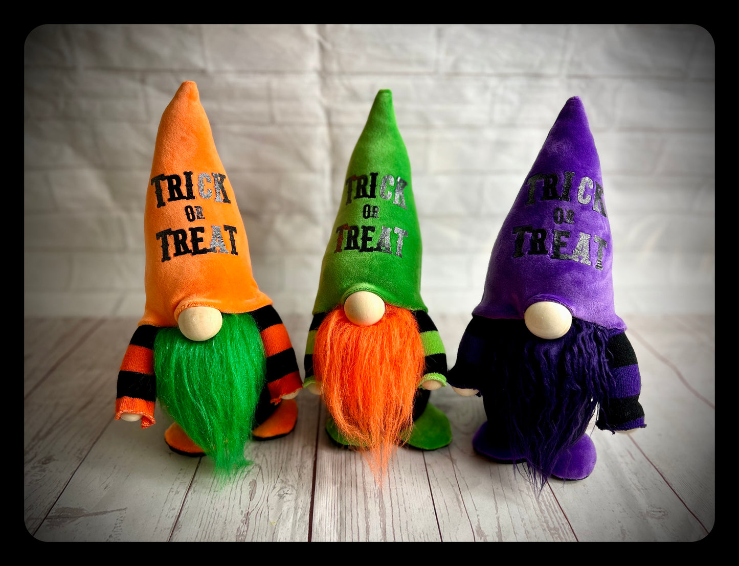 Handmade Trick or Treat Halloween Nordic Gnome, Swedish Tomte, Gonk