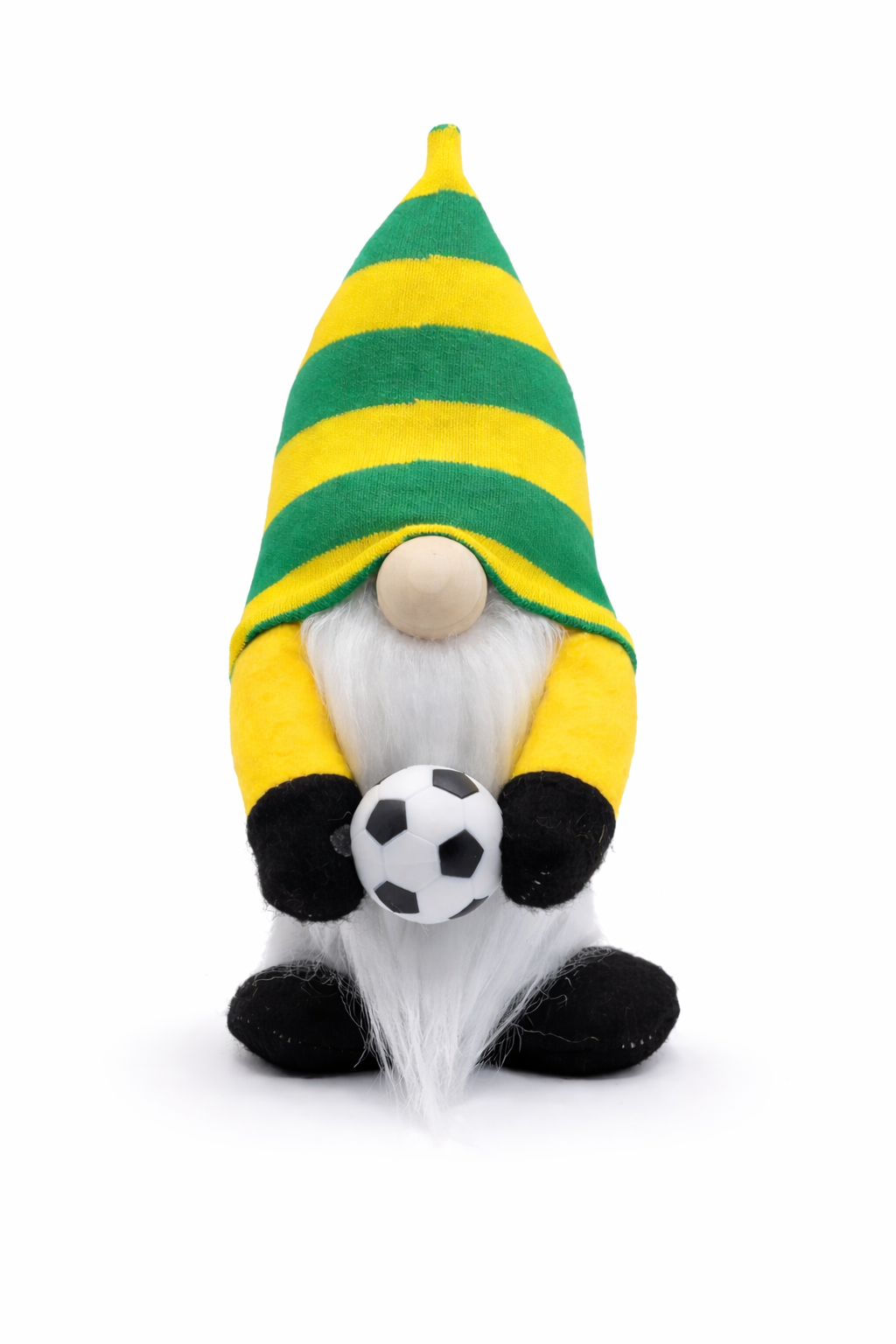 Yellow and Green Stripe Football Gonk