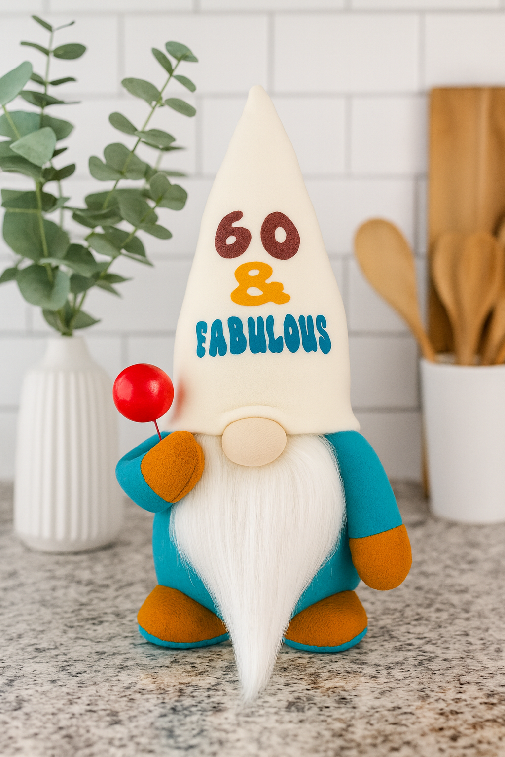 Mini 60 & Fabulous Birthday Gonk, Nordic Gnome, Swedish Tomte