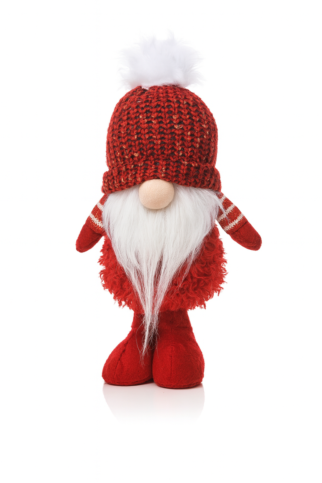 Red Bobble Hat Christmas Gonk 40cm, Nordic Gnome, Swedish Tomte