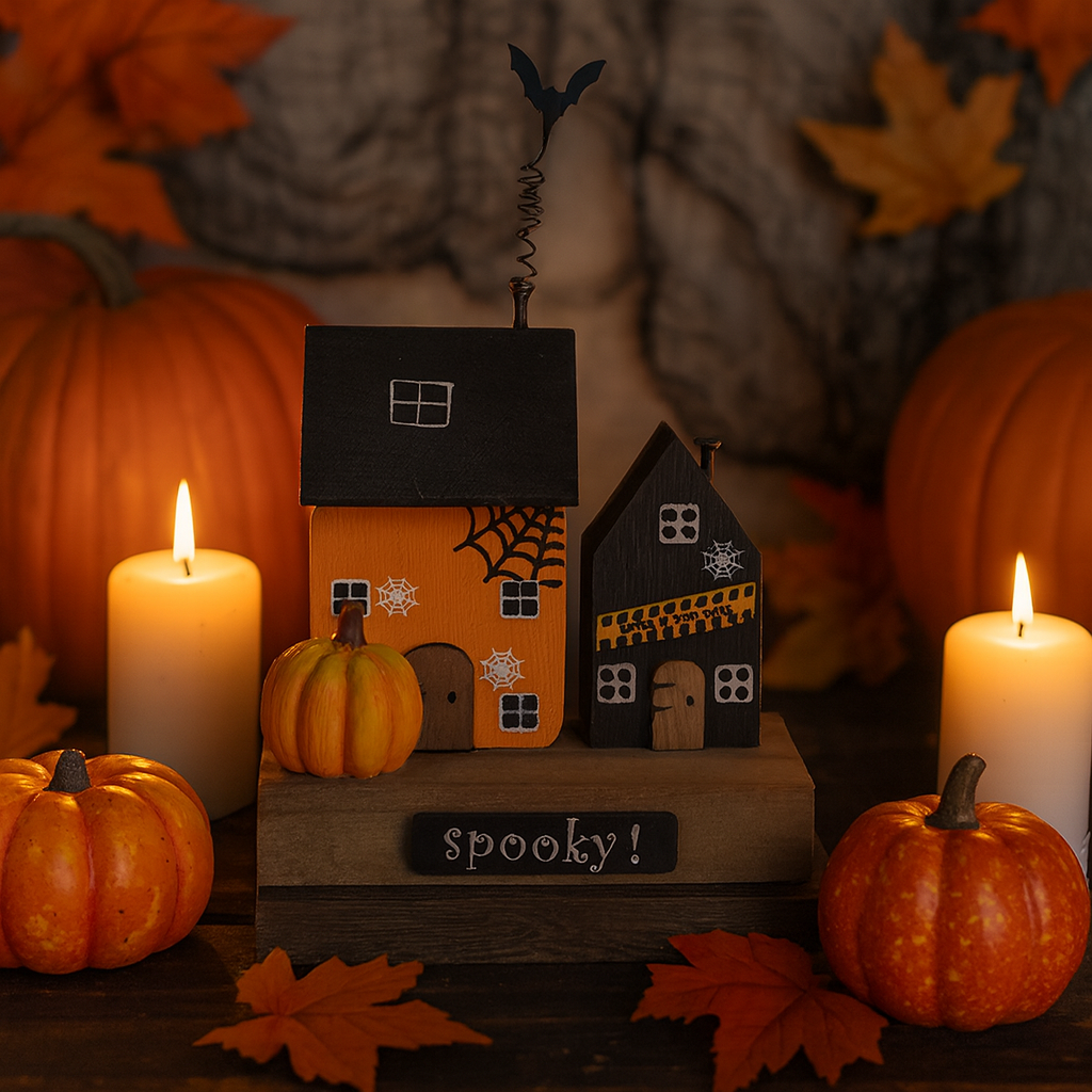 Spooky Halloween House Decoration, 14cm