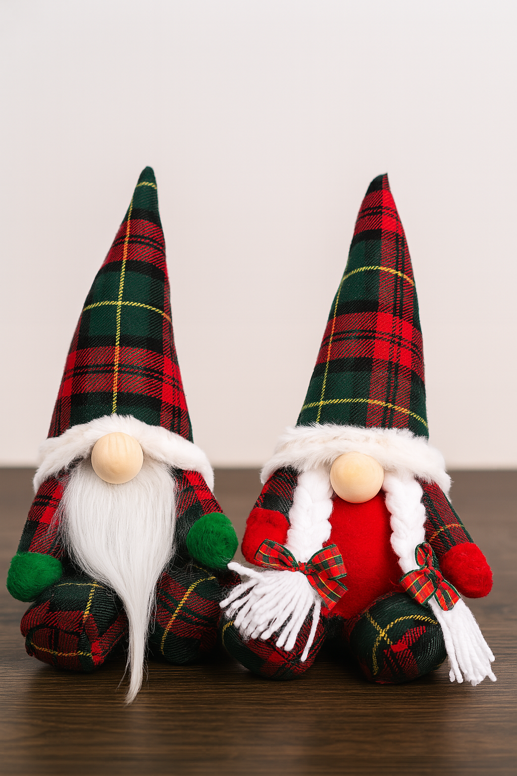 Mini Tartan Christmas Gonks