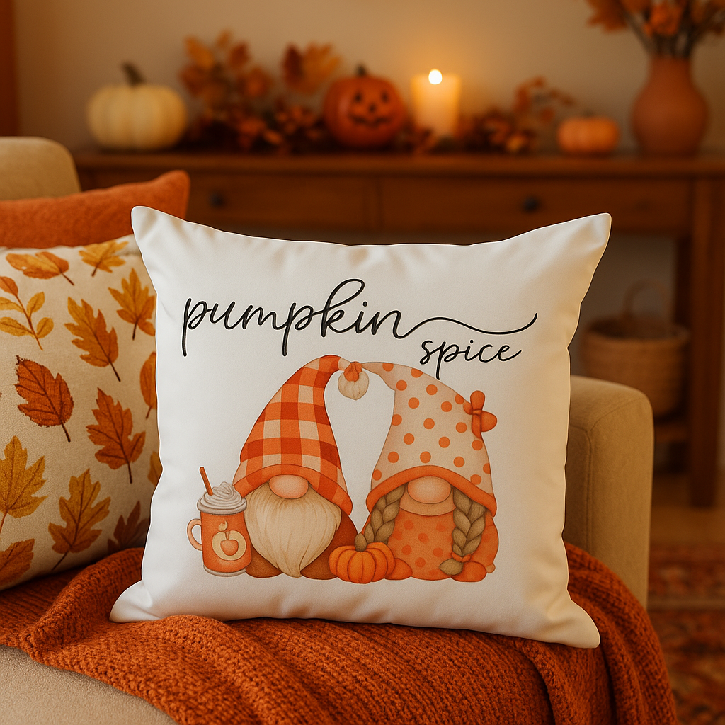 Pumpkin Spice Soft Valour Gonk Cushion 40 x 40cm