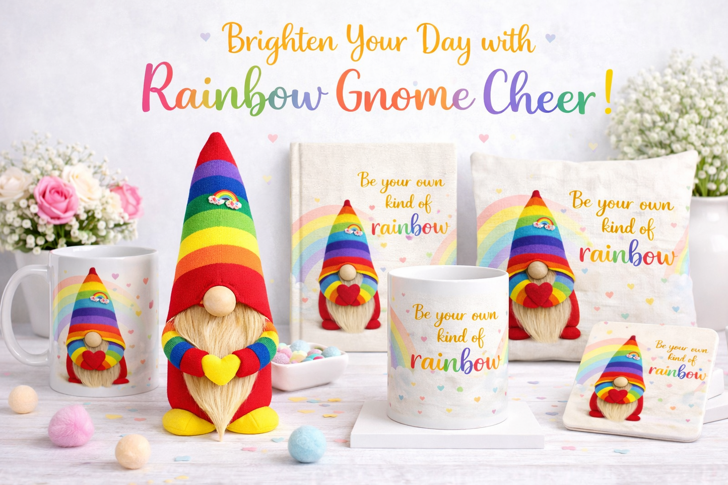 Be Your Own Kind of Rainbow Tote Bag
