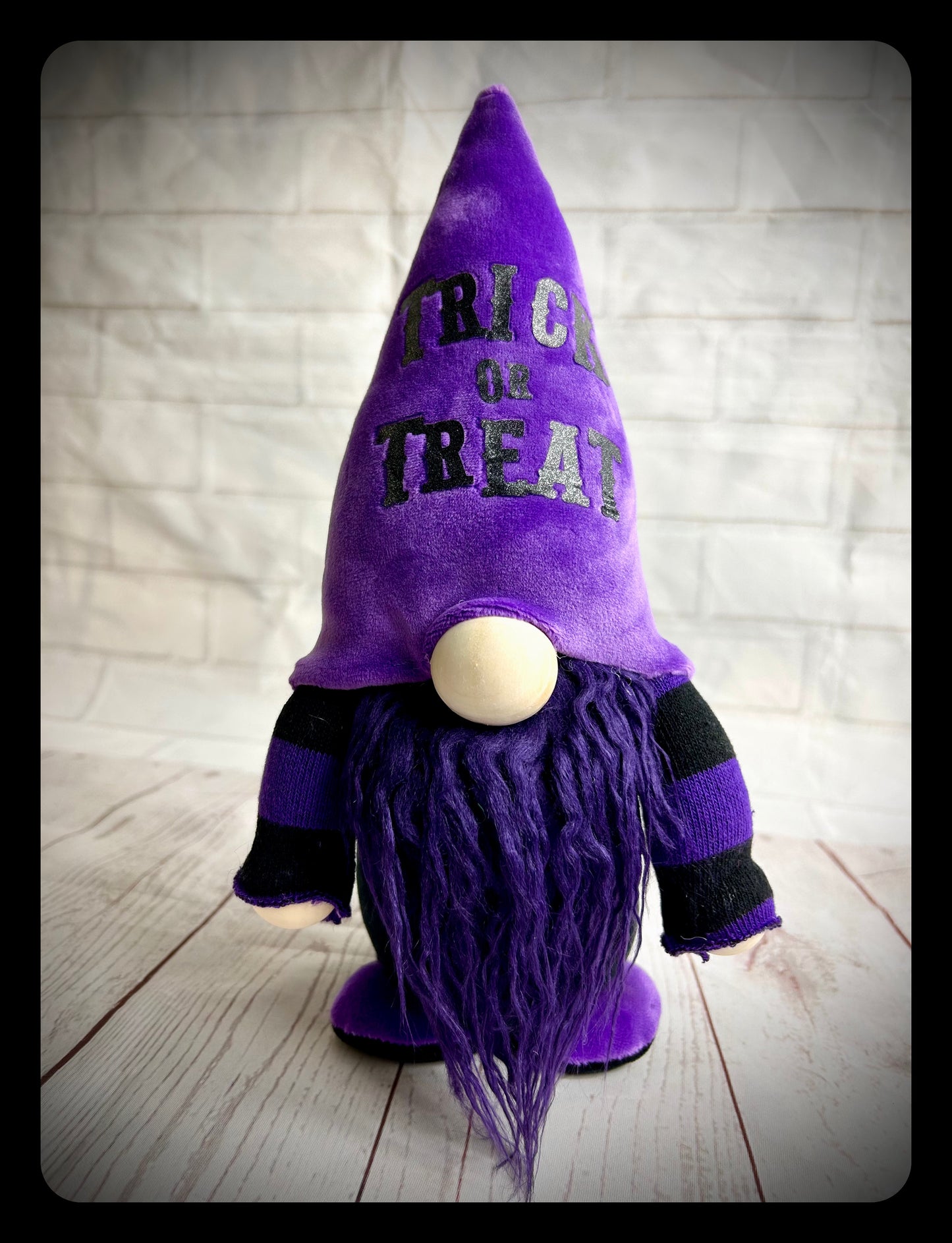 Handmade Trick or Treat Halloween Nordic Gnome, Swedish Tomte, Gonk