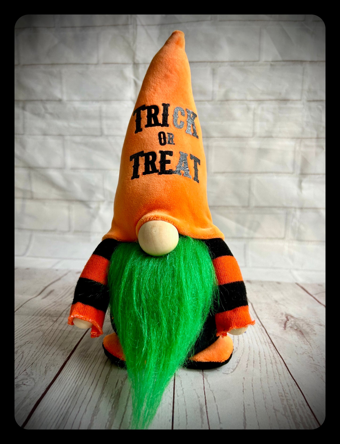 Handmade Trick or Treat Halloween Nordic Gnome, Swedish Tomte, Gonk