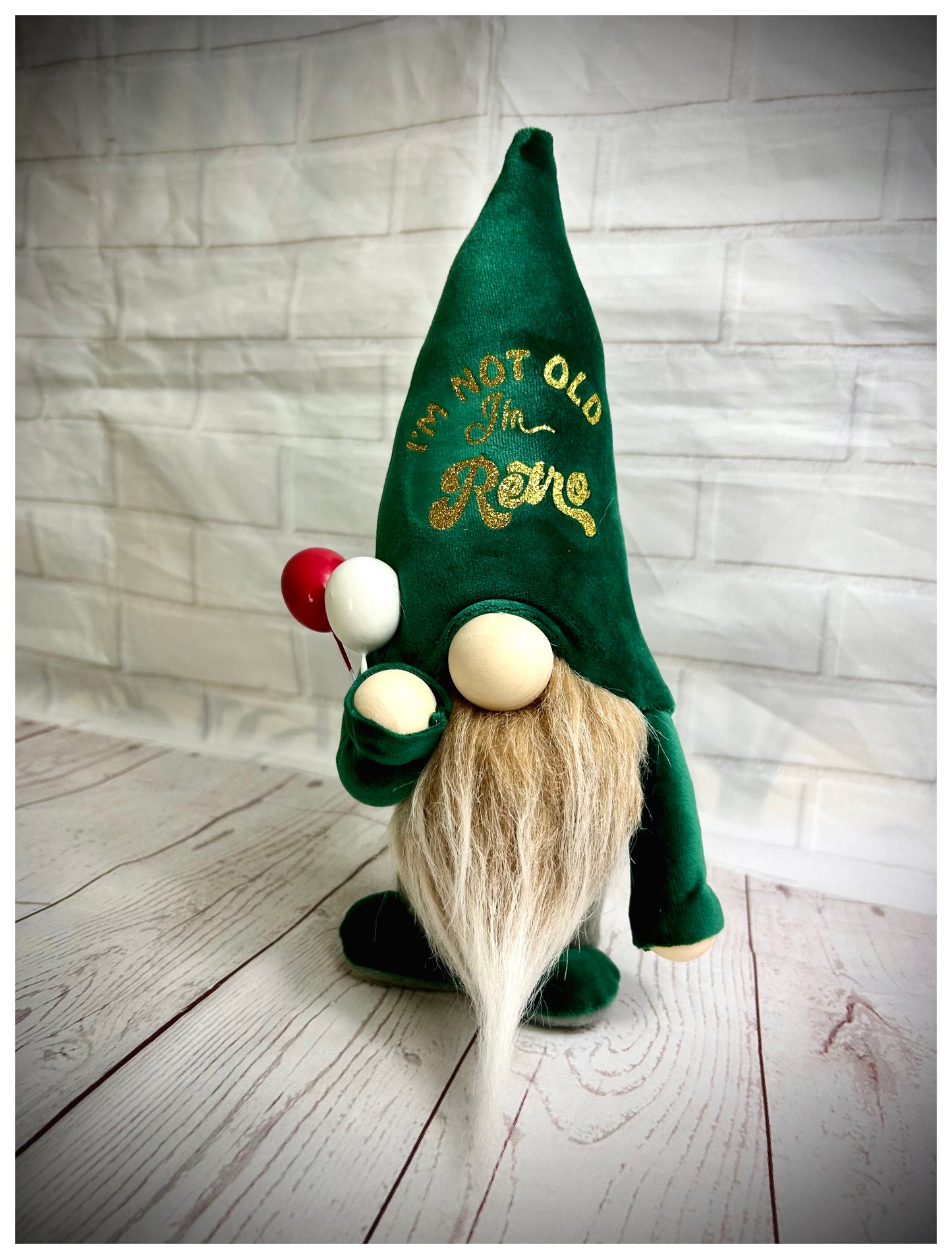 Handmade I’m not old I’m Retro Gnome, Nordic, Gonk, Swedish Tomte