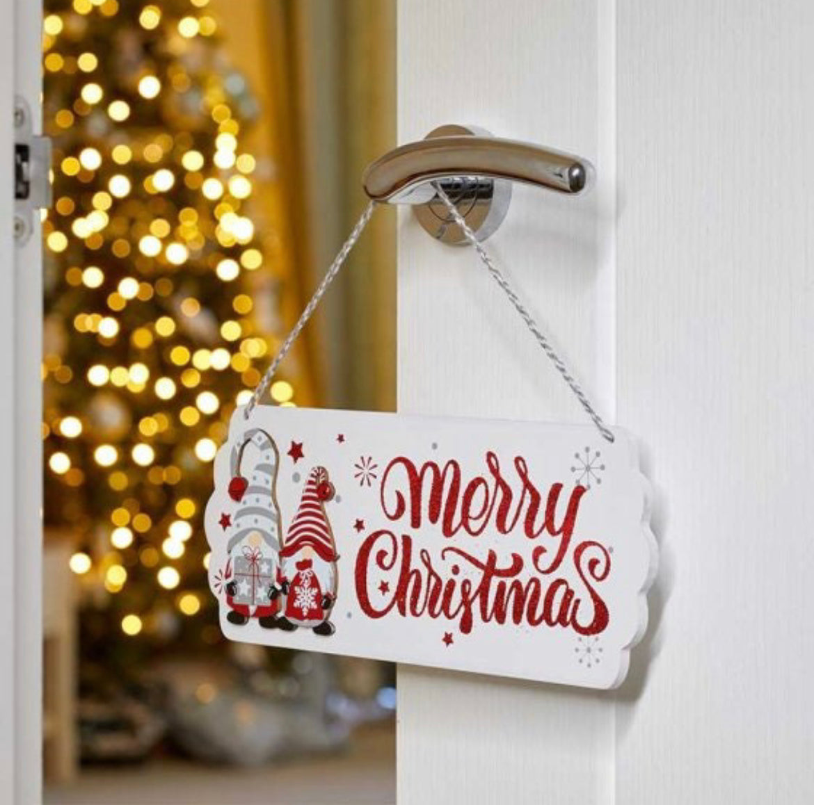 Merry Christmas Gonk Sign, Nordic, Swedish Tomte, Gnome
