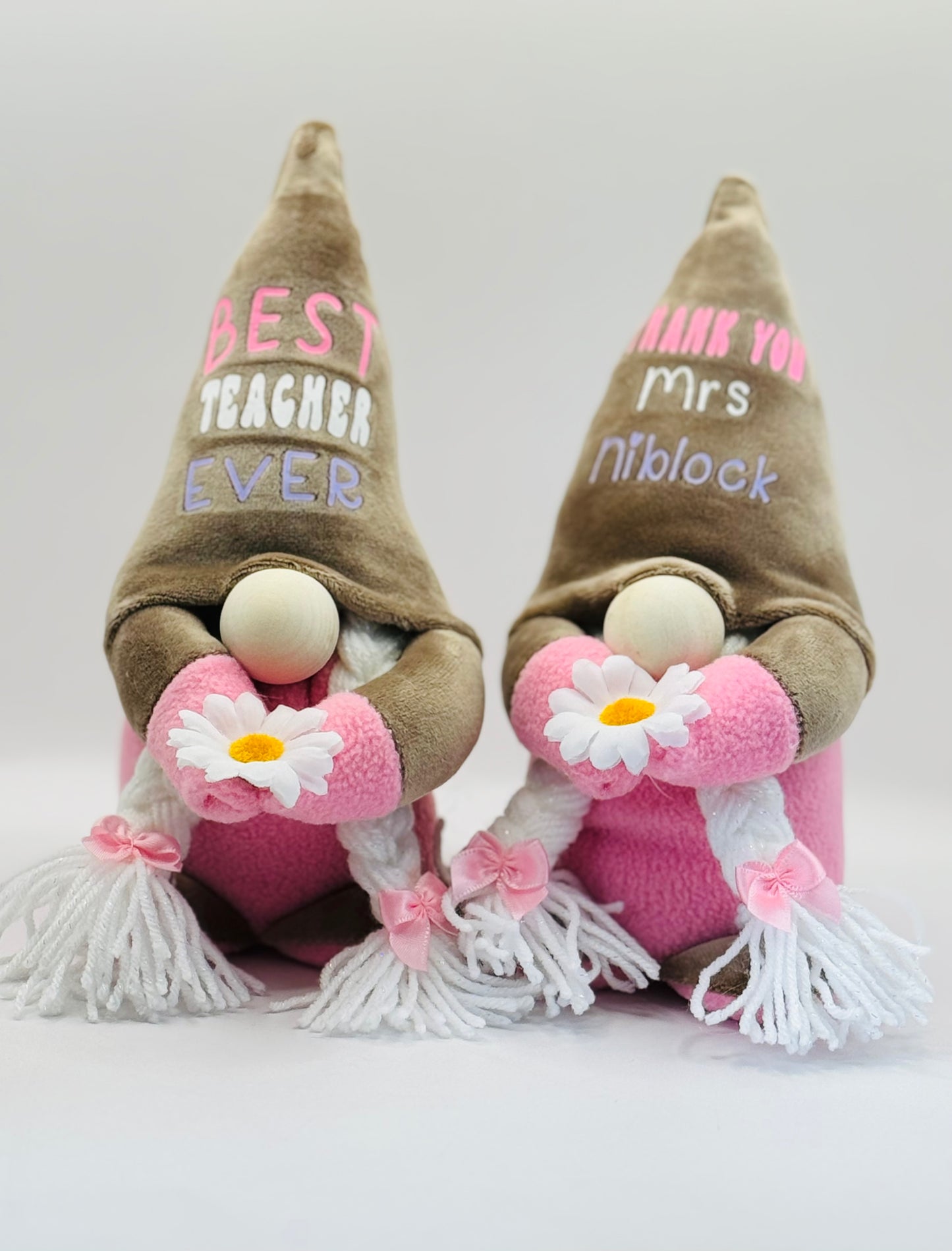 Handmade Personalised Thank You Mini Gnome, Teacher gift, Nordic, Gnome, Swedish Tomte