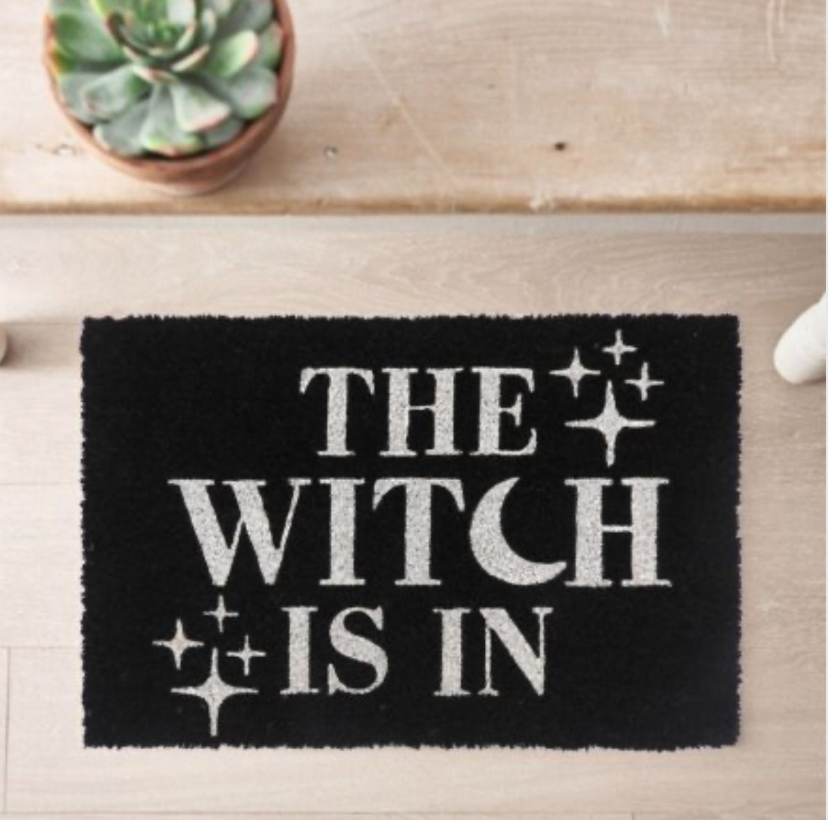 The Witch is in Heavy Duty Coir Doormat 60 x 40cm