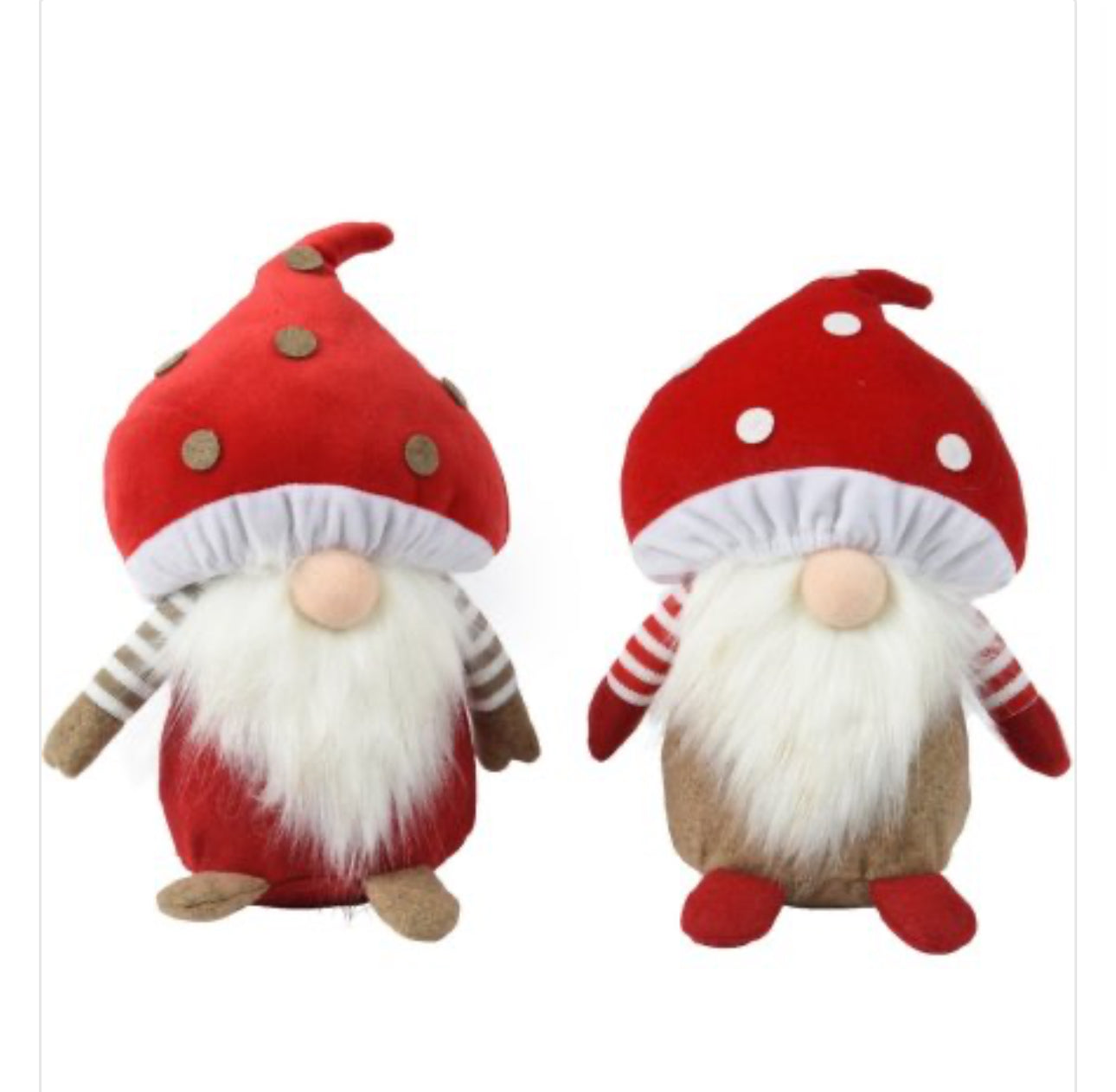 Toadstool Gonk 26cm, Nordic, Gnome, Swedish Tomte