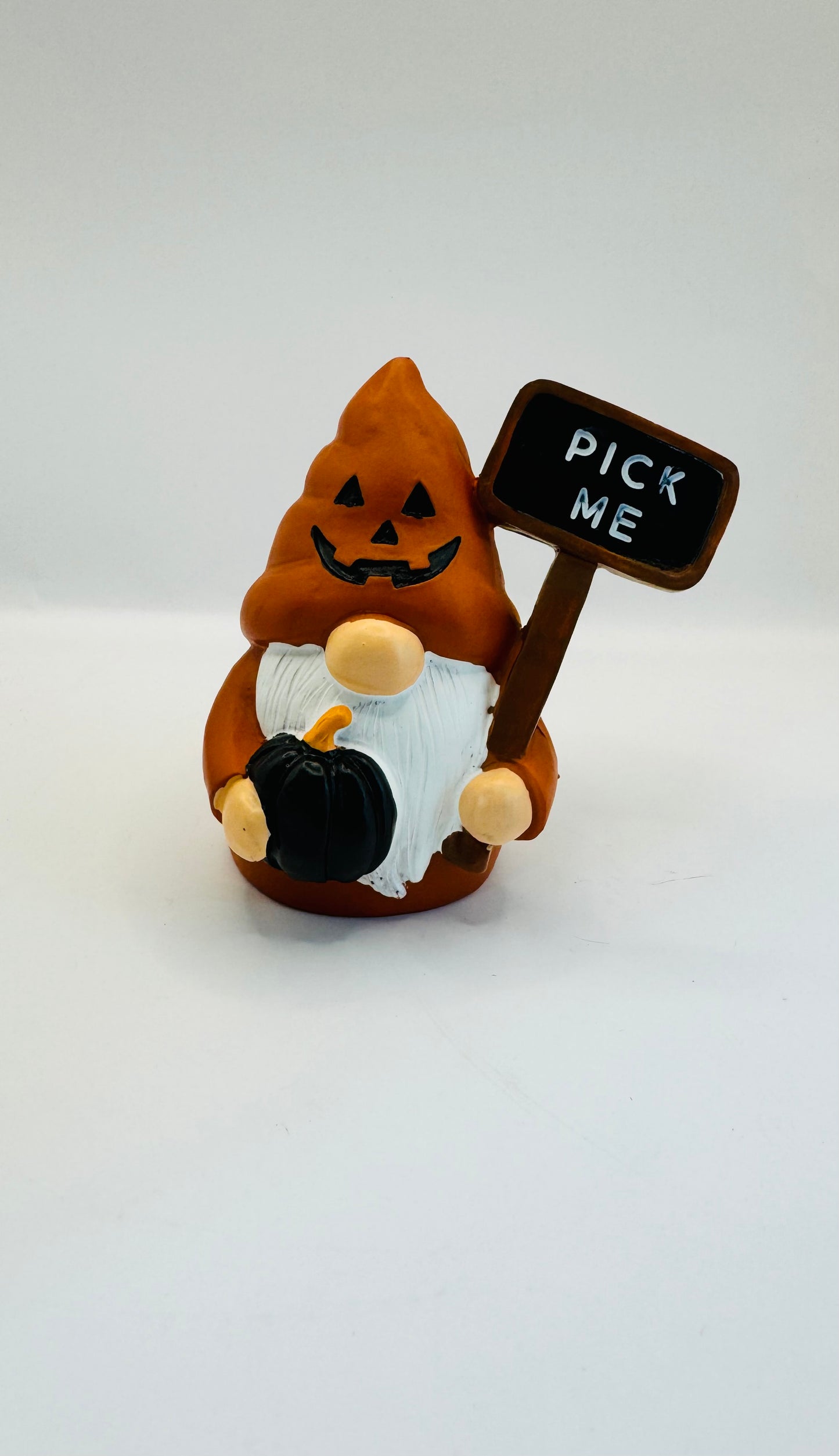 Mini Pick Me Ceramic Pumpkin Gonk, Nordic Gnomes, Swedish Tomte