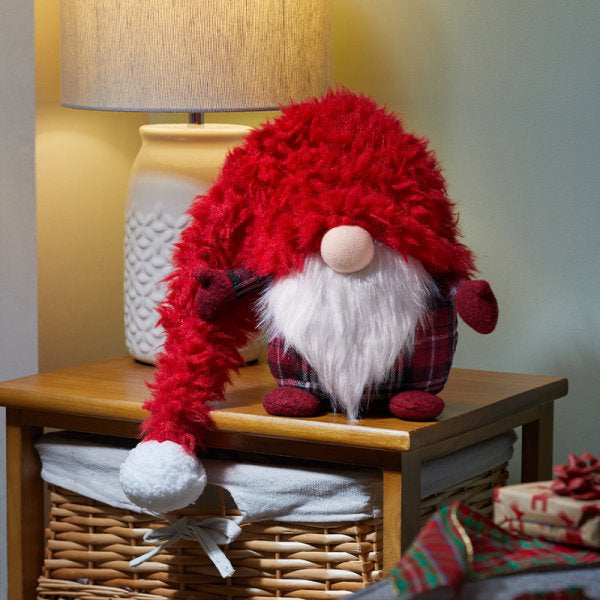 Super Fury Mini Winter Wilbert Gonk 40cm, Nordic Gnome, Swedish Tomte