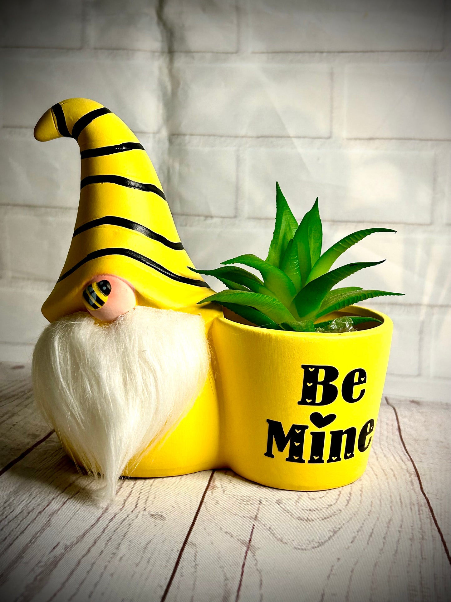 Be Mine Ceramic Bumble Bee Gonk Plant Pot
