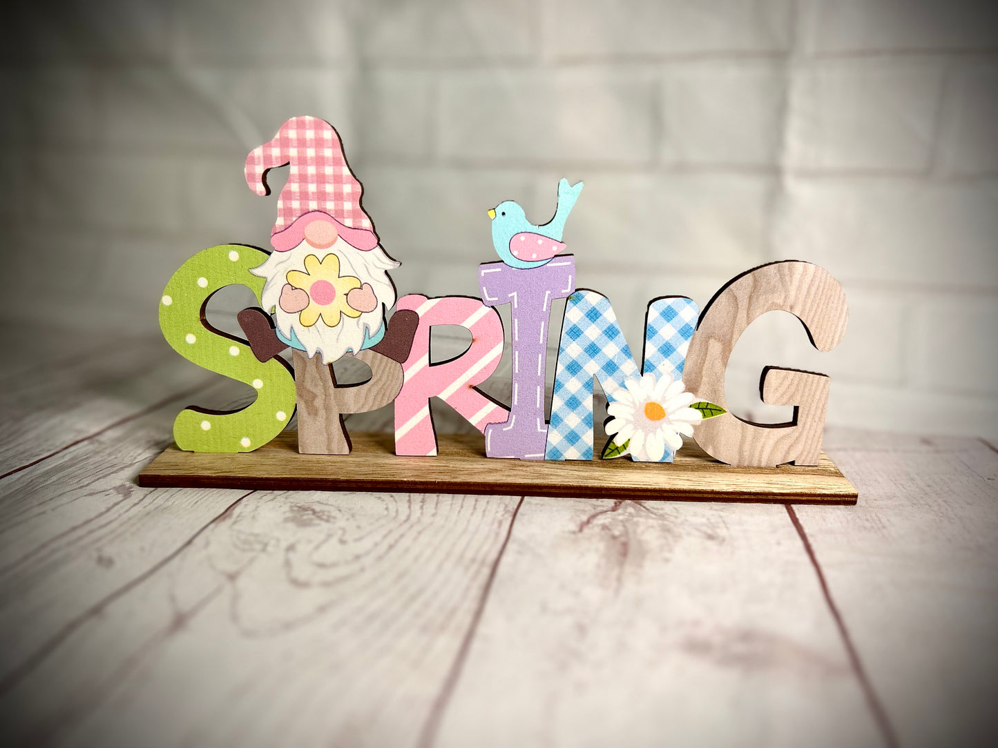 Wooden Spring Gonk Block, Nordic Gnome, Swedish Tomte, Gnome