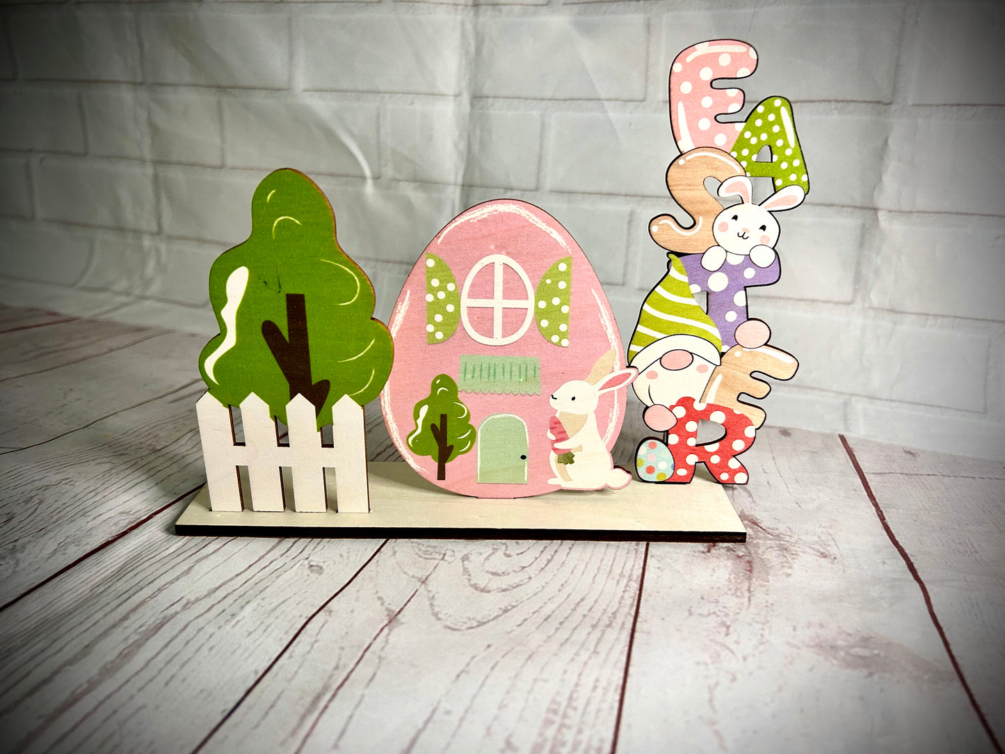 Wooden Easter Gonk Block, Nordic Gnome, Swedish Tomte