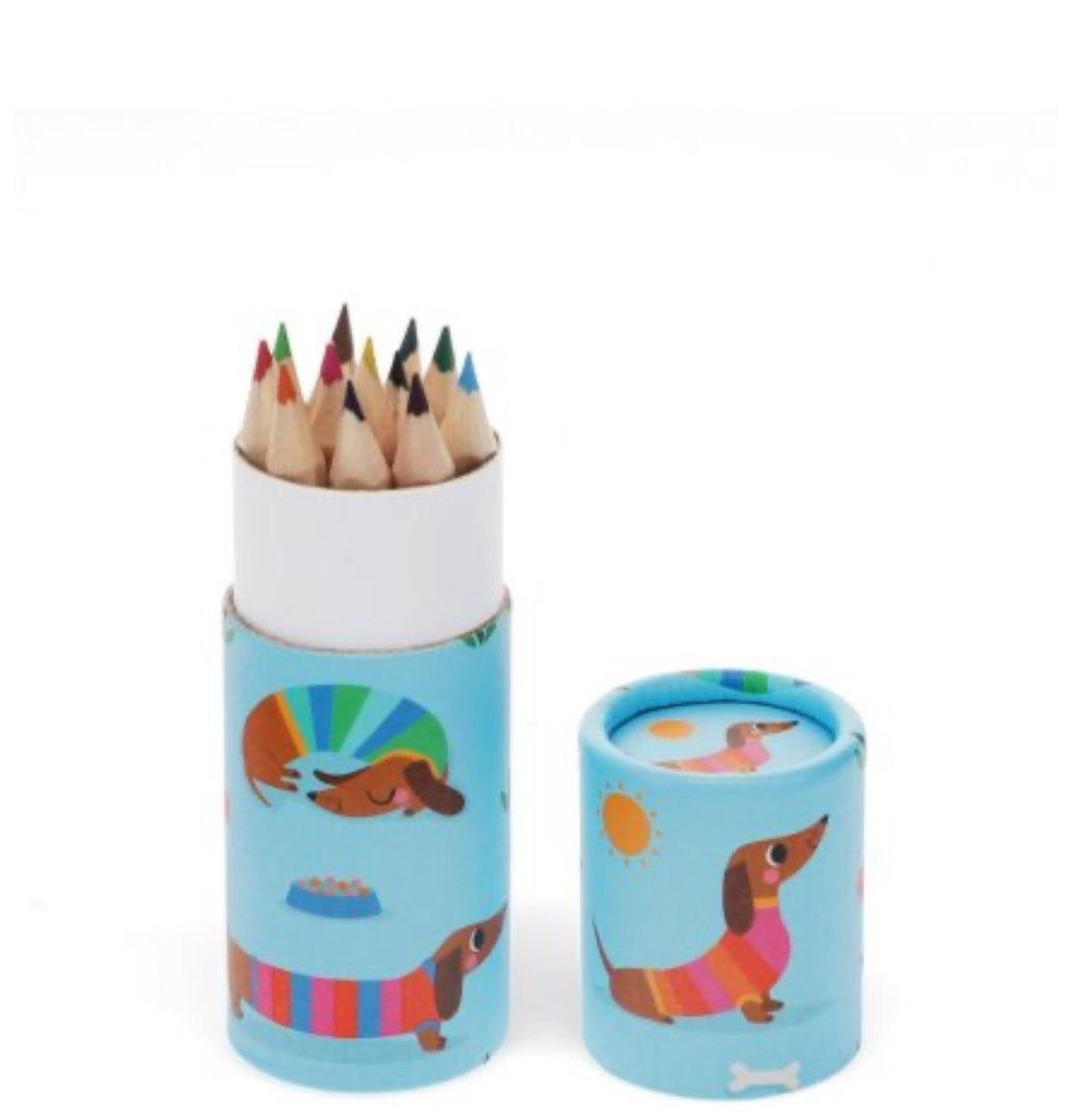 Mini Sausage Dog Colouring Pencil Set