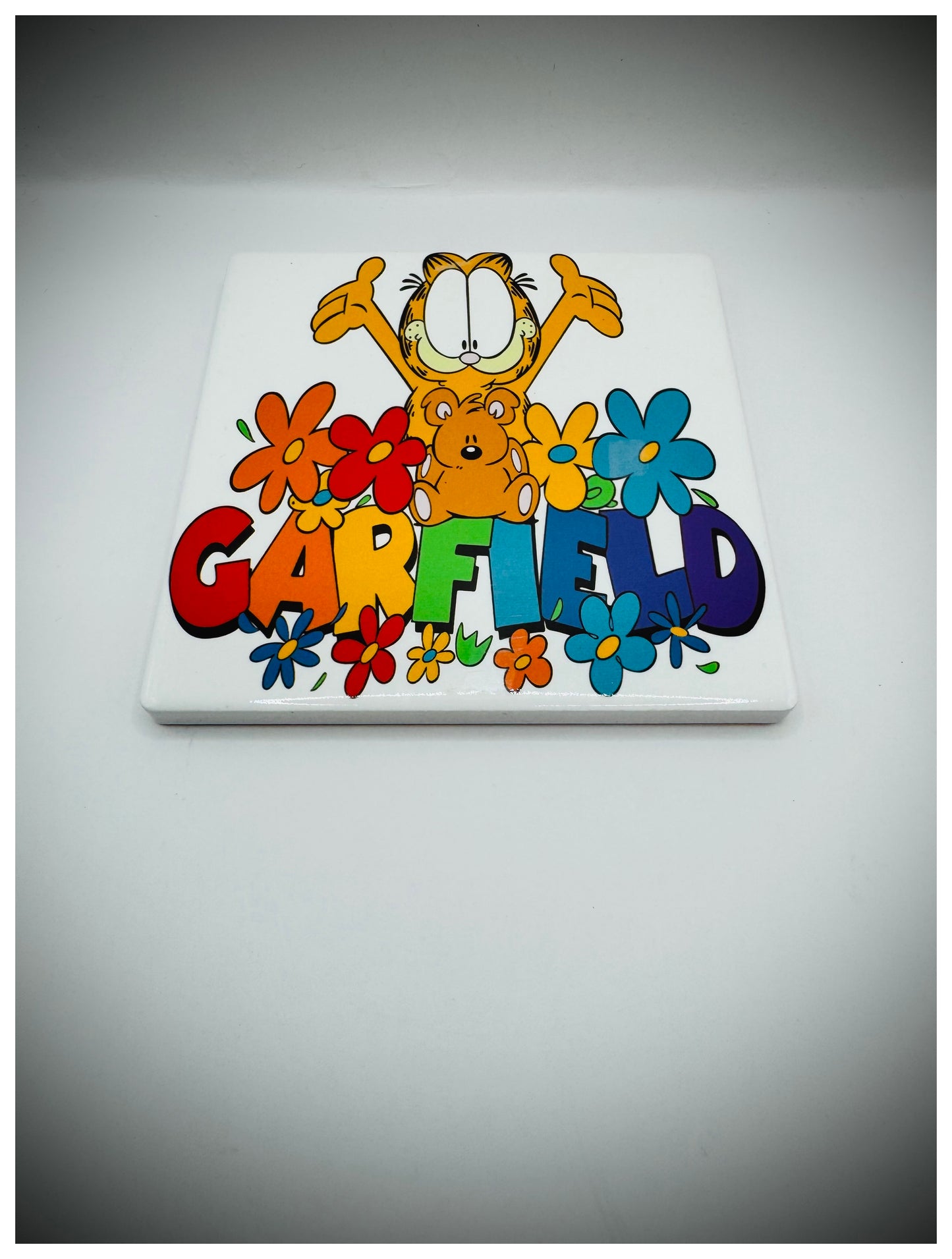 Garfield Square Ceramic Coaster