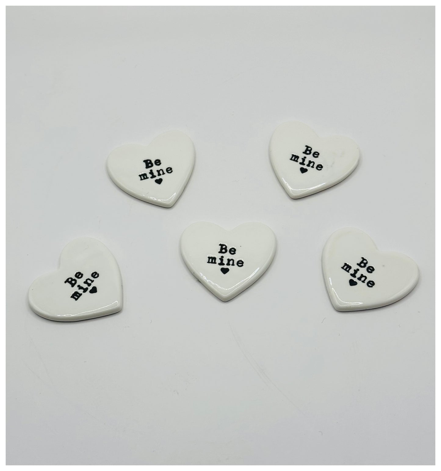 One Mini Be Mine Mine 4cm Token Heart