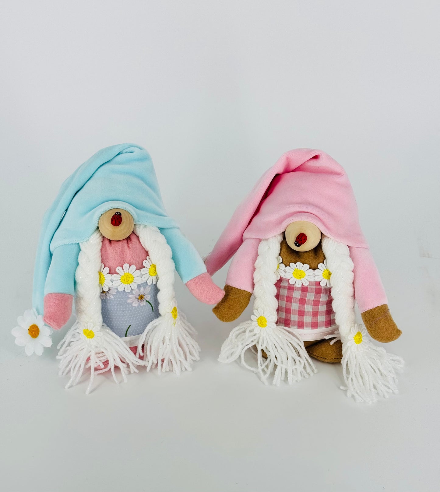 Baby Blue Daisy Doris Nordic Gnome, Gonk, Swedish Tomte