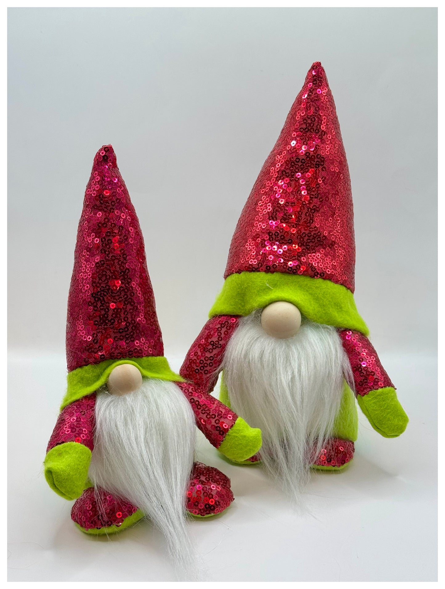 Cerise Sequins Nordic Gnome, Gonk, Swedish Tomte