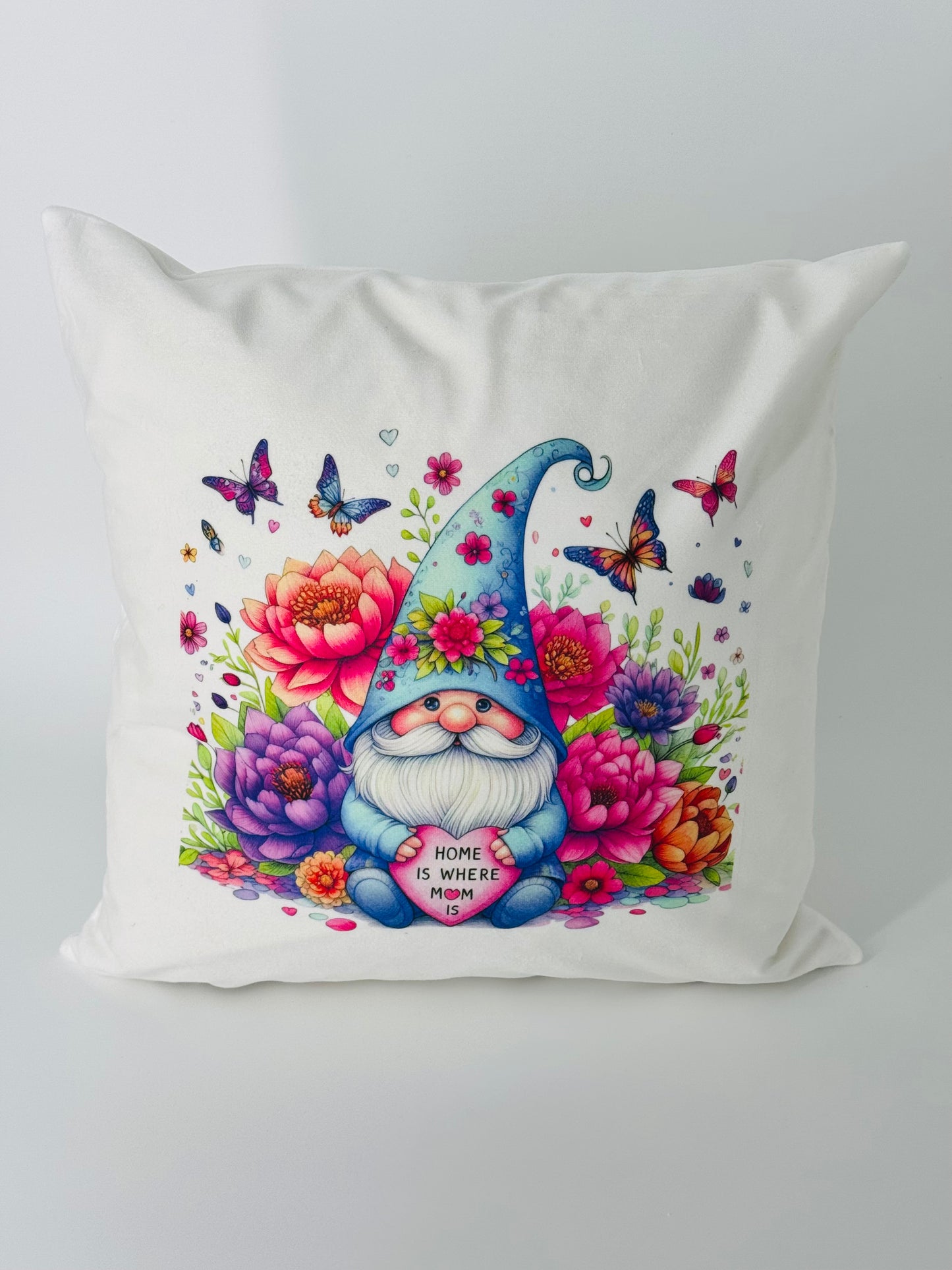 Home is where Mum is Gonk Cushion, Nordic Gnome, Swedish Tomte