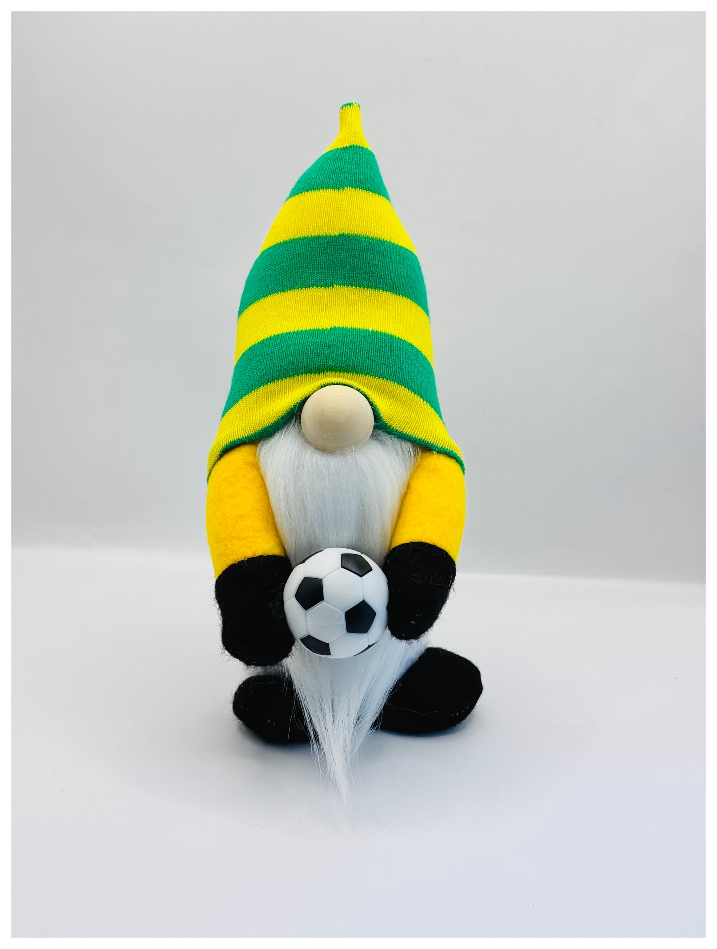 Yellow and Green Stripe Football Gonk