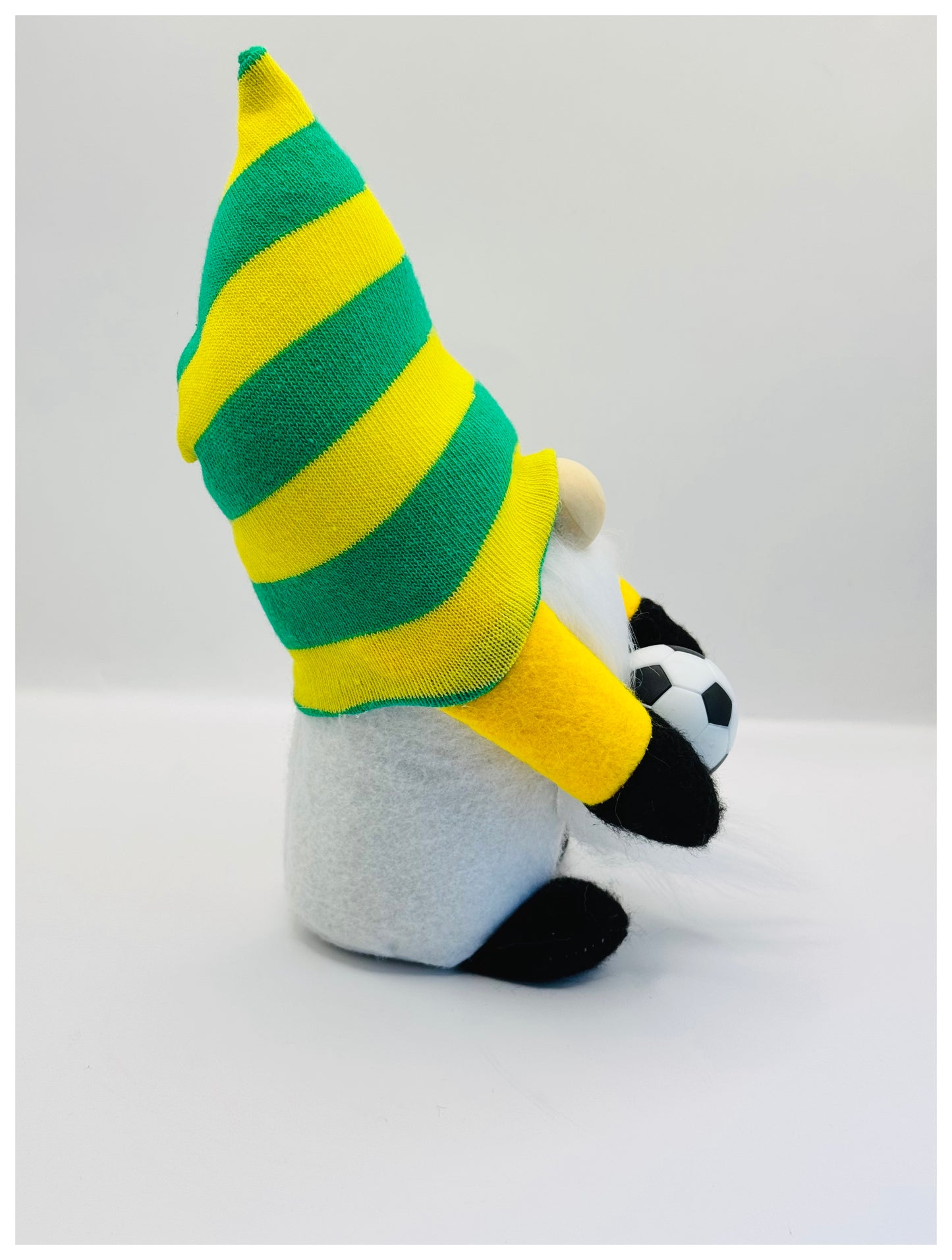 Yellow and Green Stripe Football Gonk