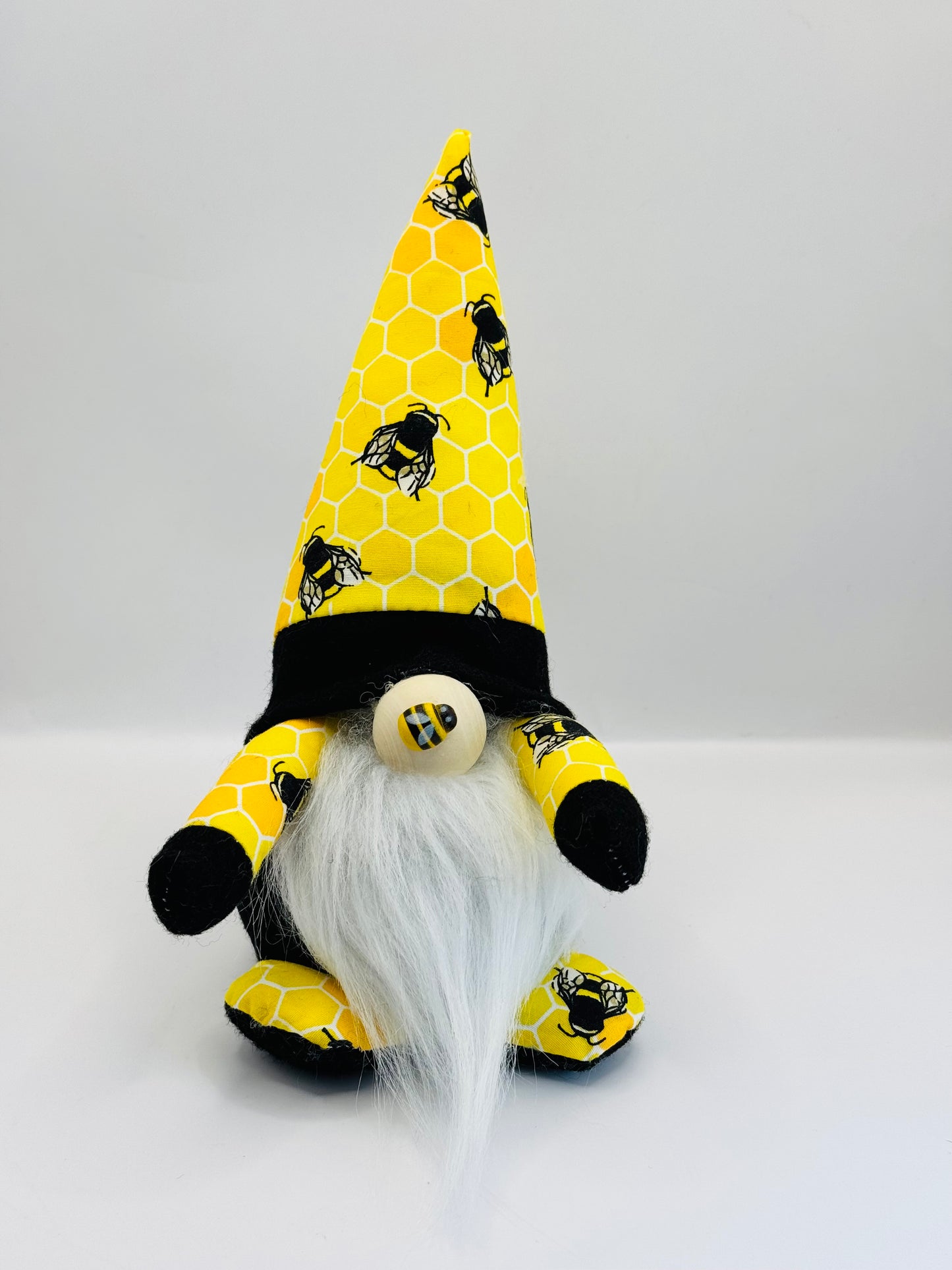 Bee Happy Plant Pot and Gonk, Nordic, Gnome, Swedish Tomte