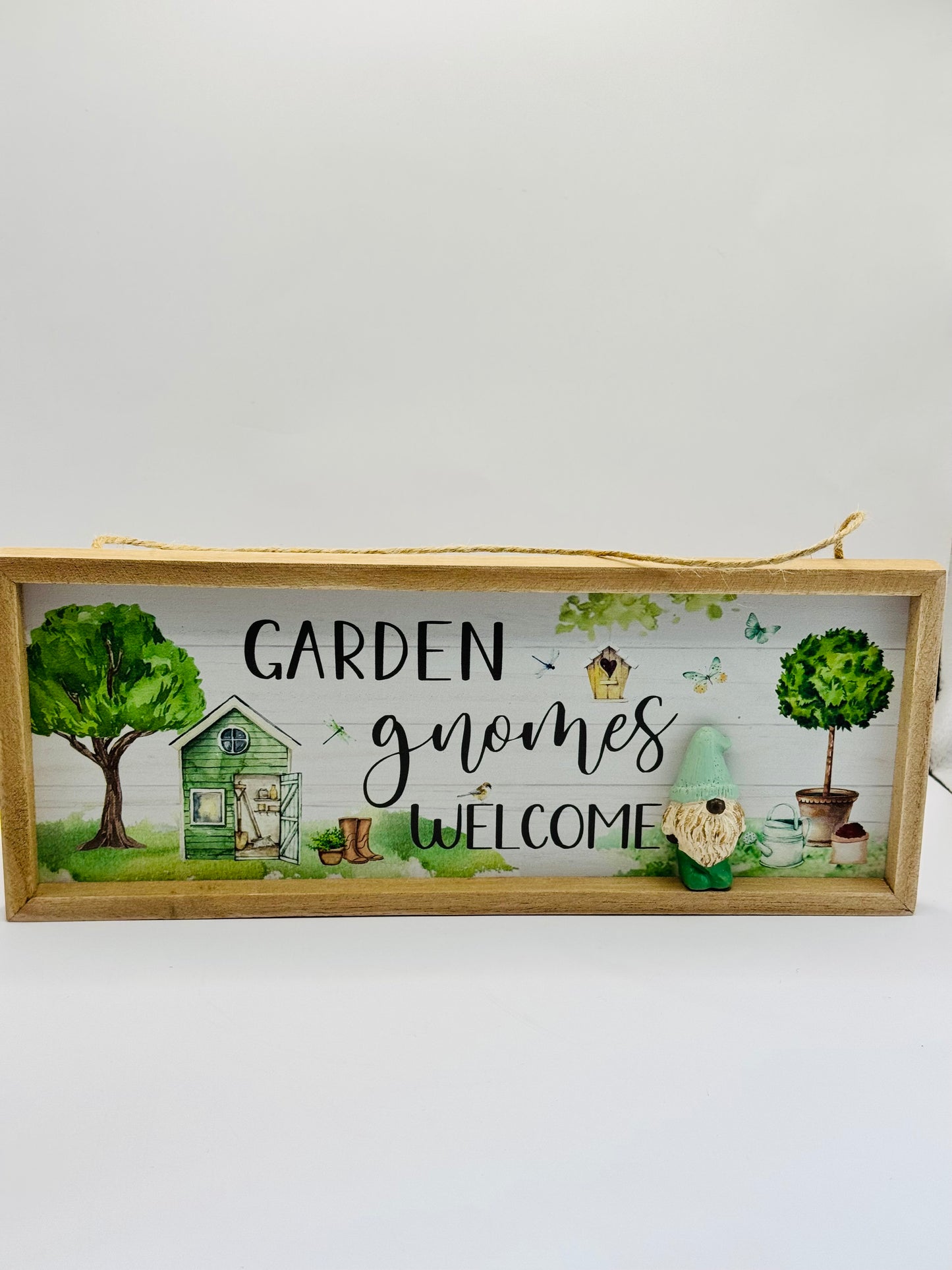 3A Garden Gnome Plaques 30cm, Available in three designs, Gonk, Nordic Gnome, Swedish Tomte