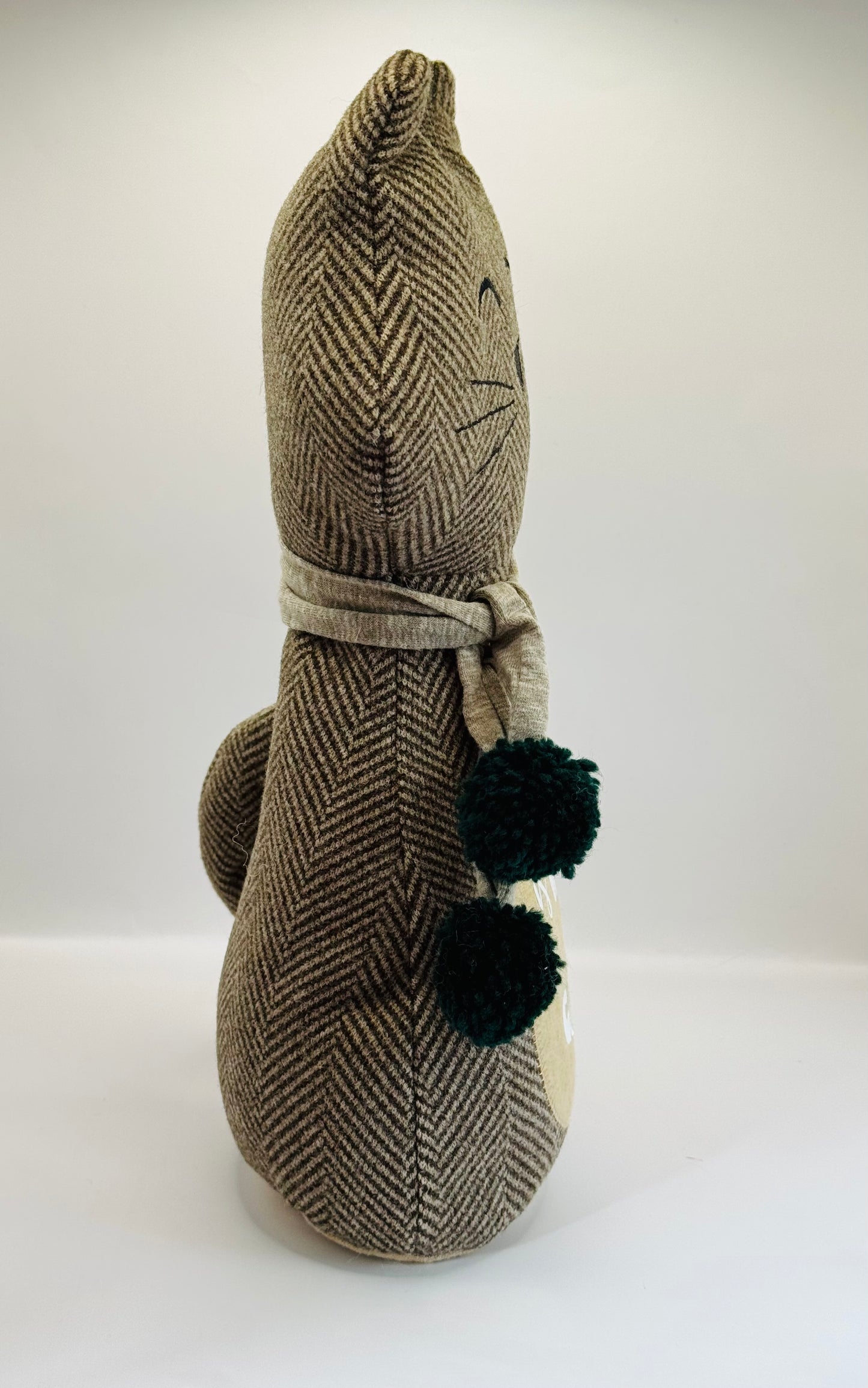 Home is Where My Cat Is Fabric Doorstop 34cm