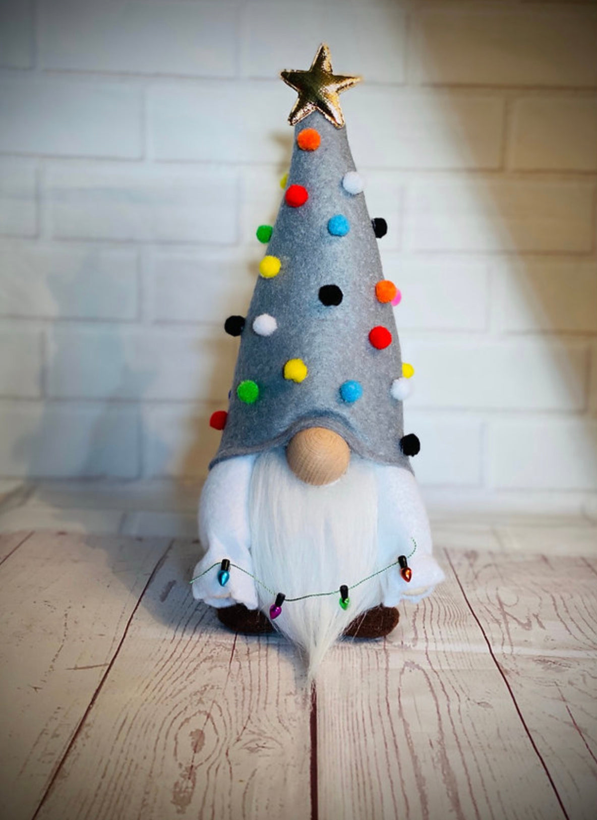 Handmade Christmas Tree Gnome, Nordic, Swedish Tomte, Gonk