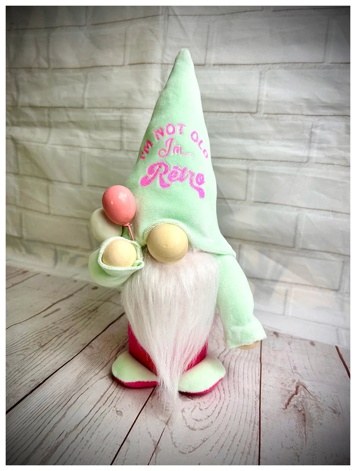 Handmade I’m Not Older I’m Retro Gnome, Nordic, Swedish Tomte