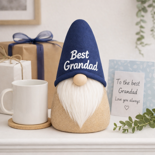 Best Grandad Gonk – Handmade Decorative Gift (9”)