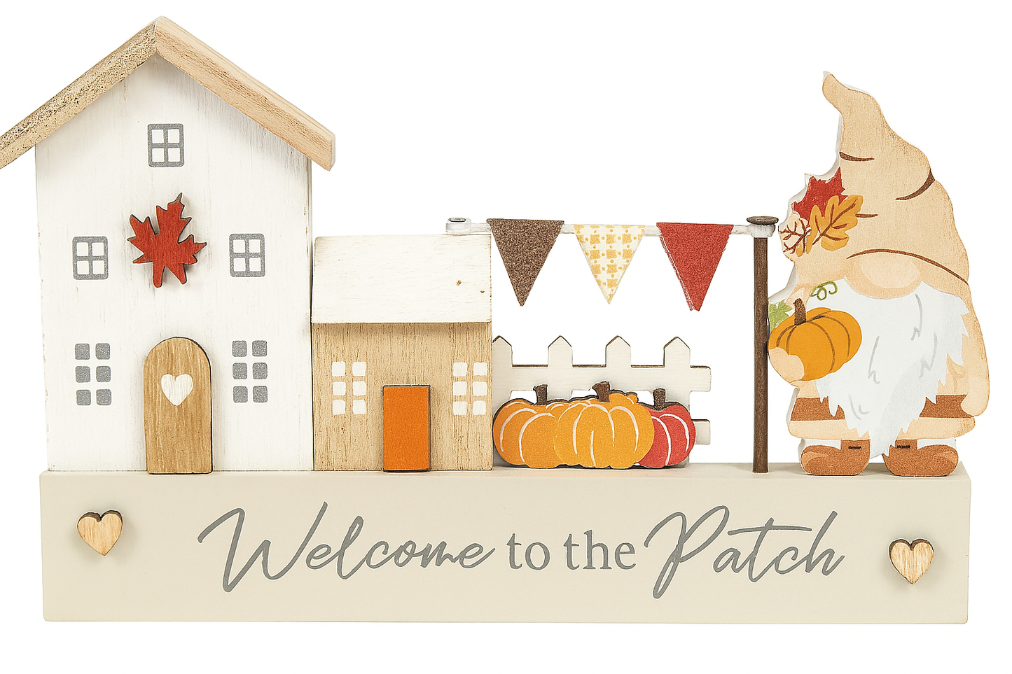 Welcome to the Patch Autumn Gonk Plaque,  20cm