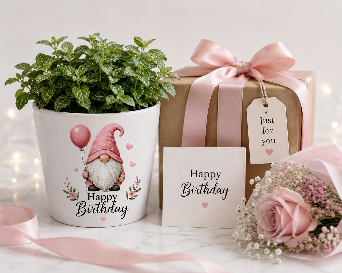 Happy Birthday Ceramic Plant Pot