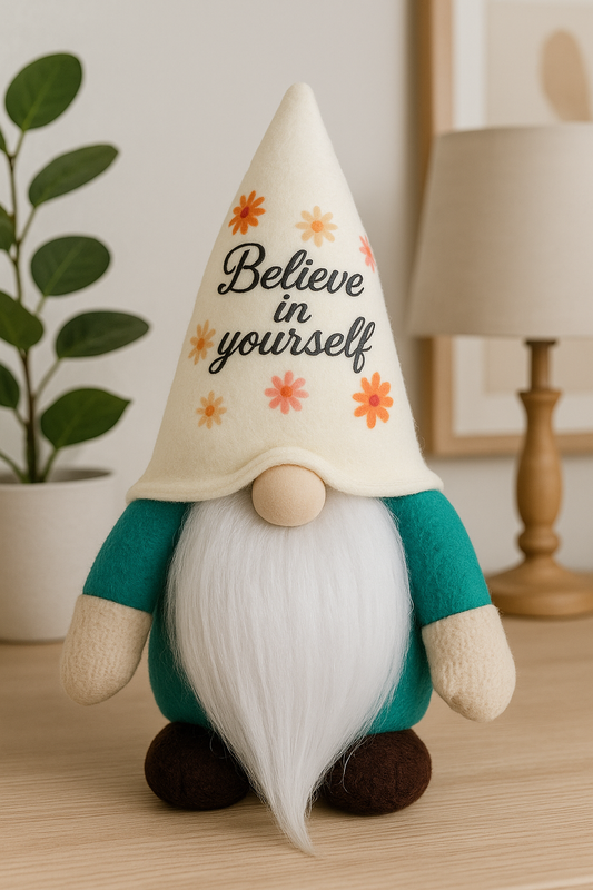 Believe in Yourself Gonk, 9 inches, Nordic, Gnome, Swedish Tomte