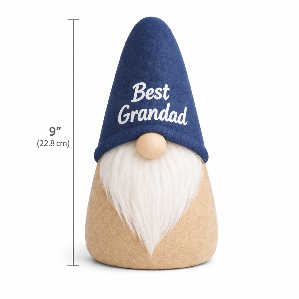 Best Grandad Gonk – Handmade Decorative Gift (9”)