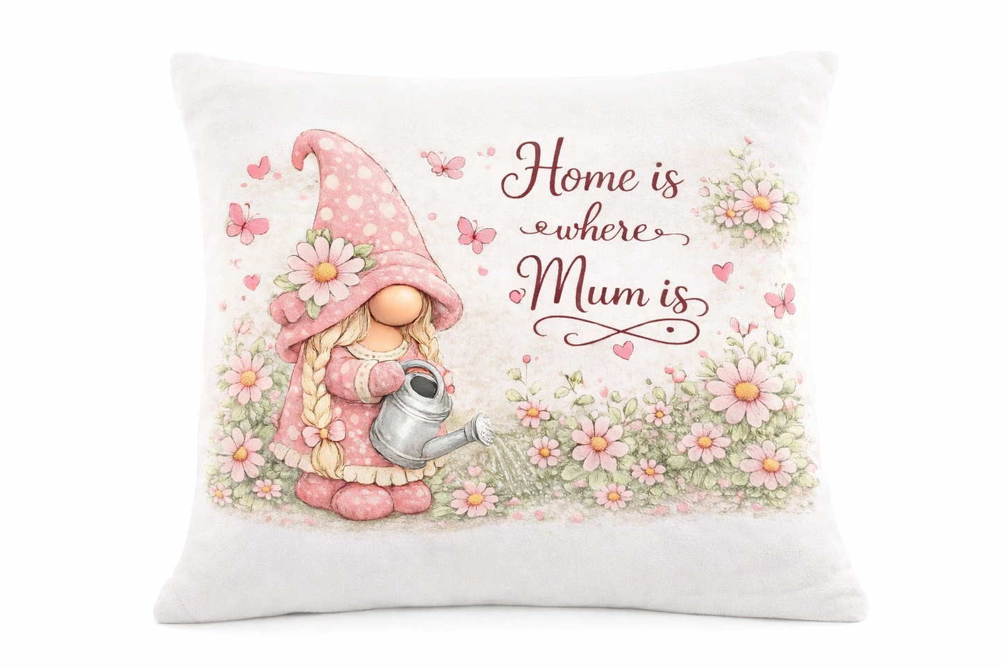 Home Is Where Mum Is” Soft Valour Mother’s Day Cushion