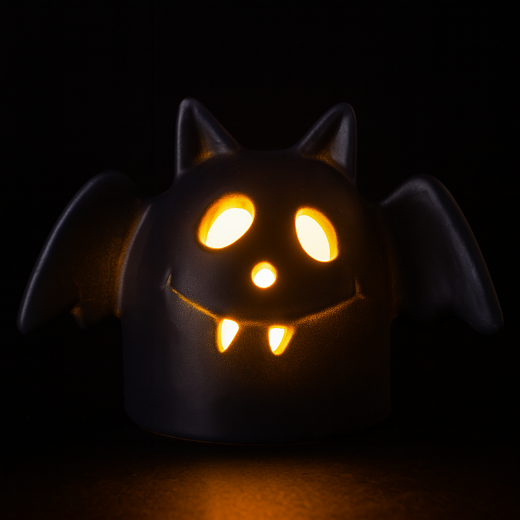 LED Black Halloween Bat 12.9cm