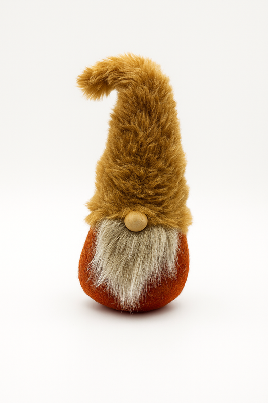 Mini Orange Gonk 18cm, Nordic Gnome Swedish Tomte