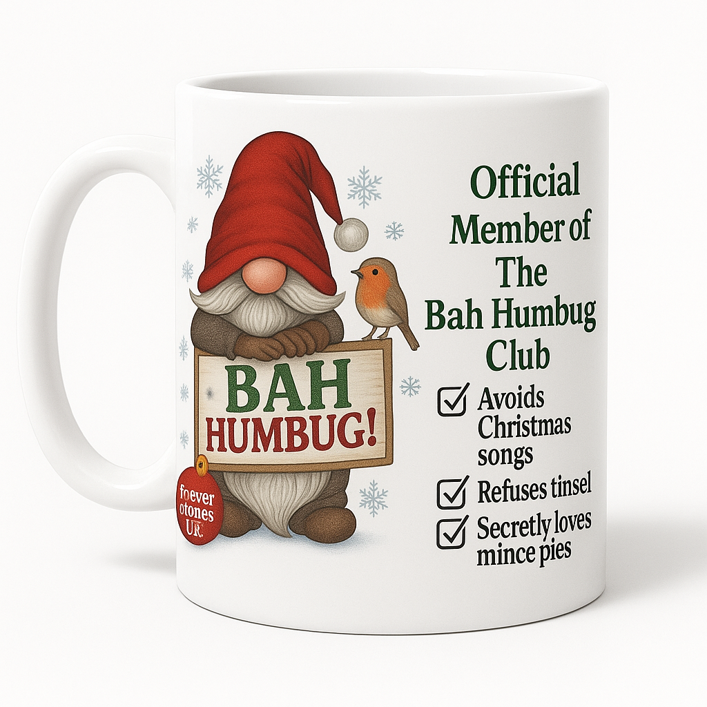 Limited Addition Bath Humbag 11oz Ceramic Gonk Mug, Nordic Gnome, Swedish Tomte