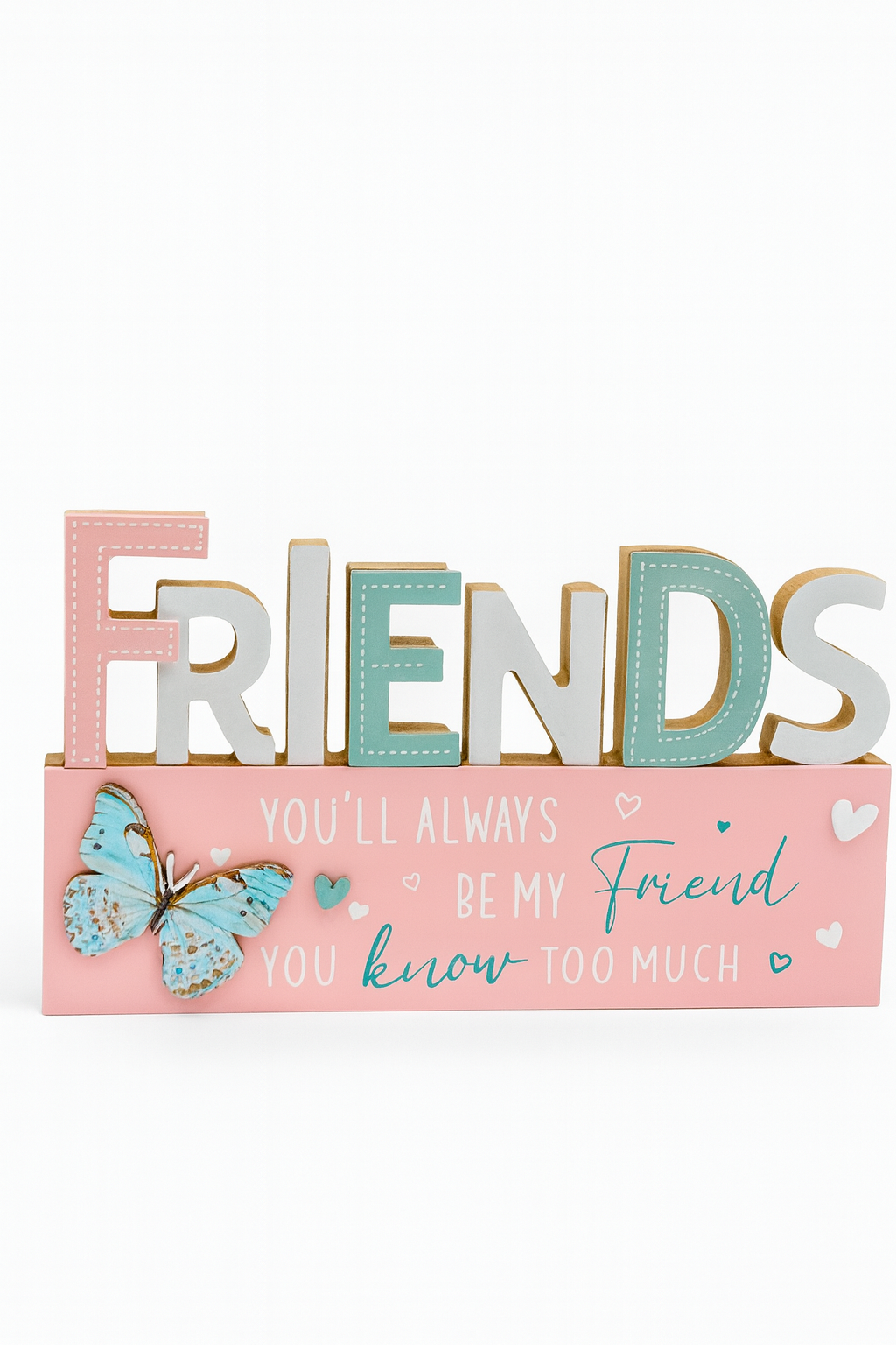 Friends Wooden Plaque 24cm