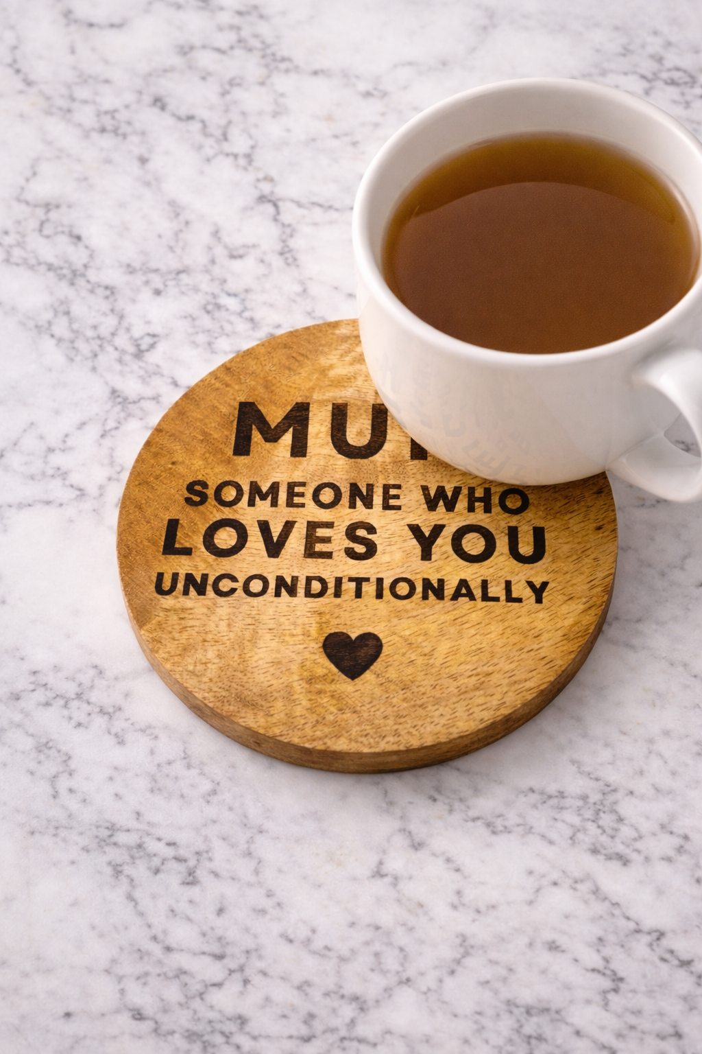 Mum Someone Loves You Wooden Coaster