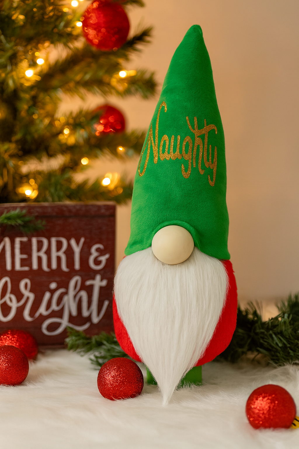 Handmade Mini Naughty and Nice Gonk’s, Nordic, Gnomes, Swedish Tomte