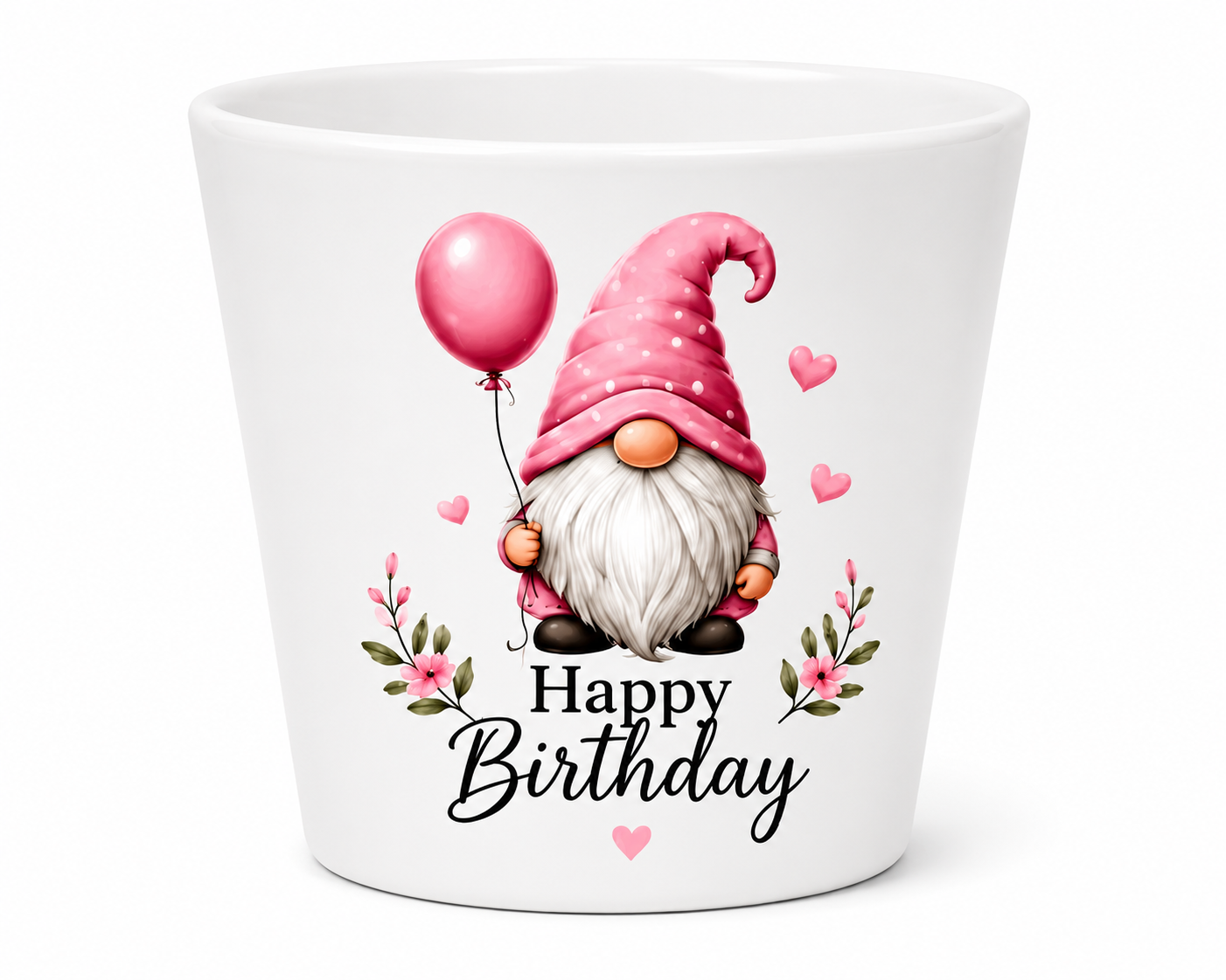 Happy Birthday Ceramic Plant Pot