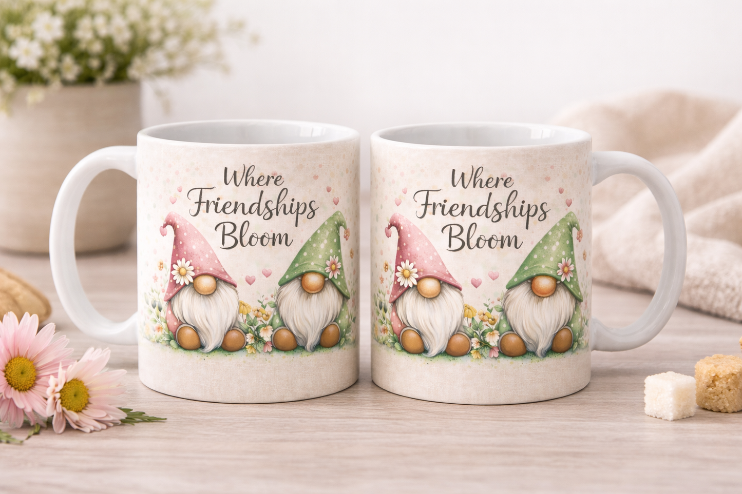 Where Friendships Bloom Gonk Mug