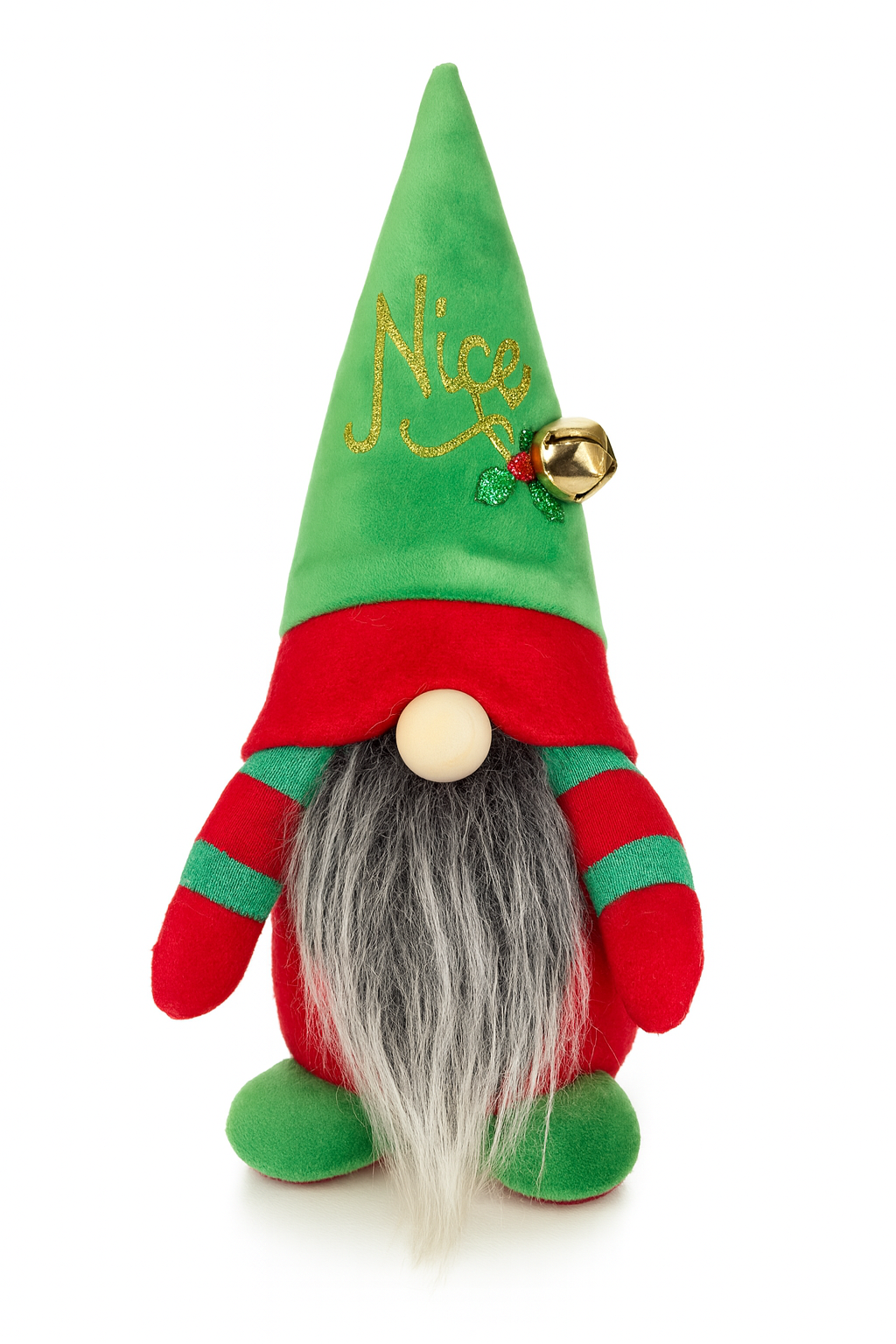 Handmade Naughty and Nice Christmas Gonks, Nordic, Gnome, Swedish Tomte
