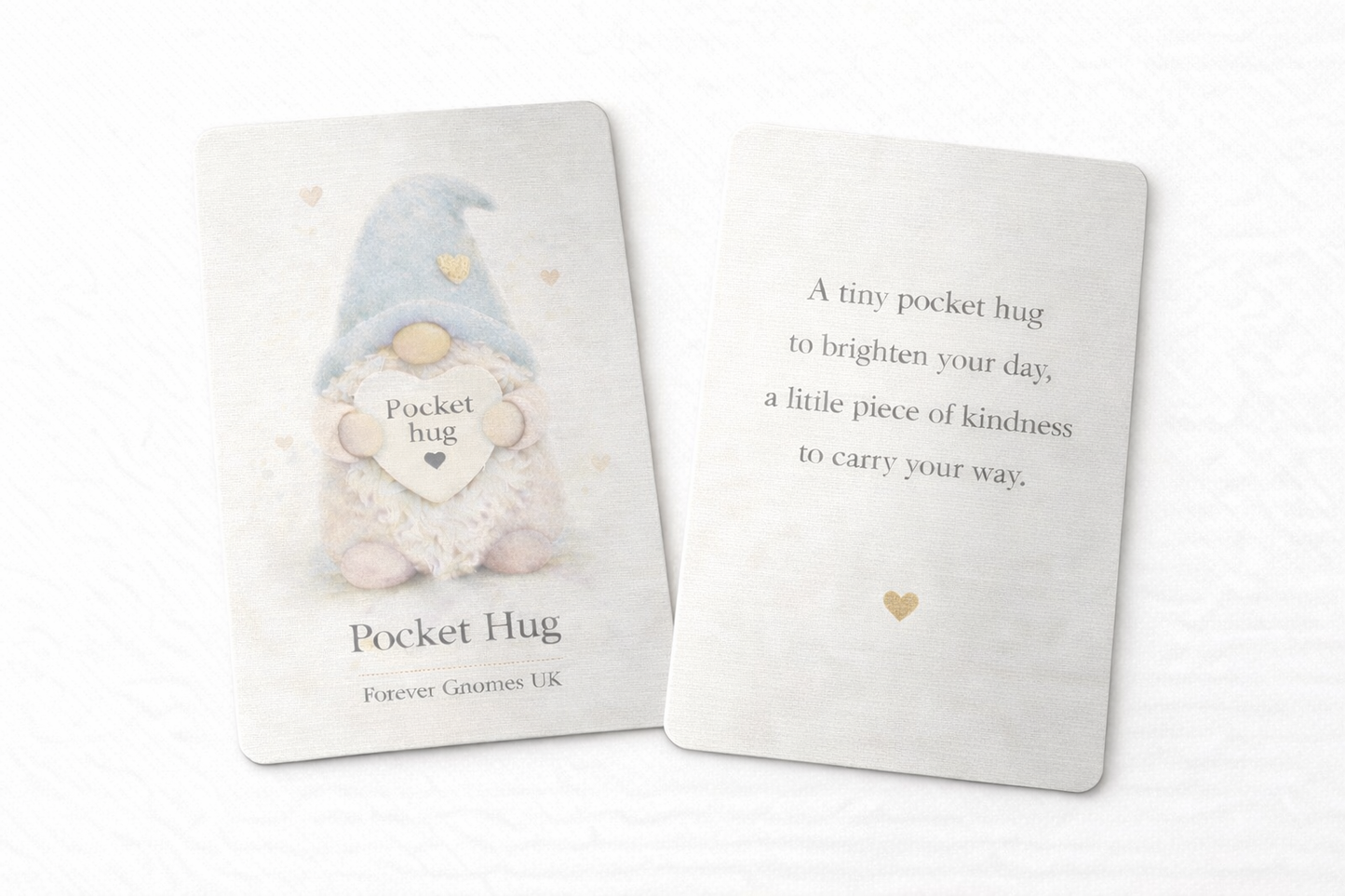 Pocket Hug Metal Gift Card And Envelope