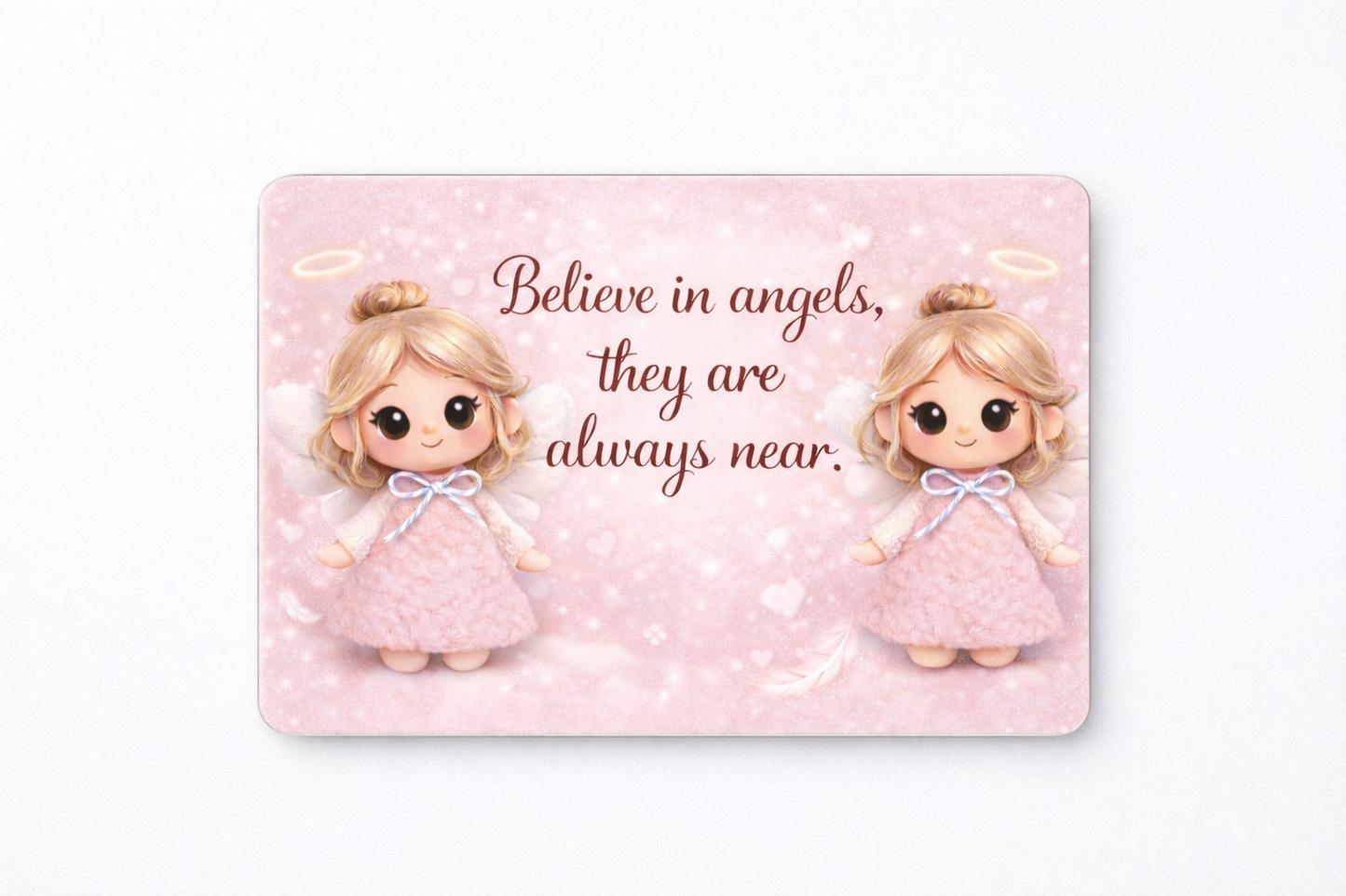 Angel Metal Gift Card – “Believe in Angels”